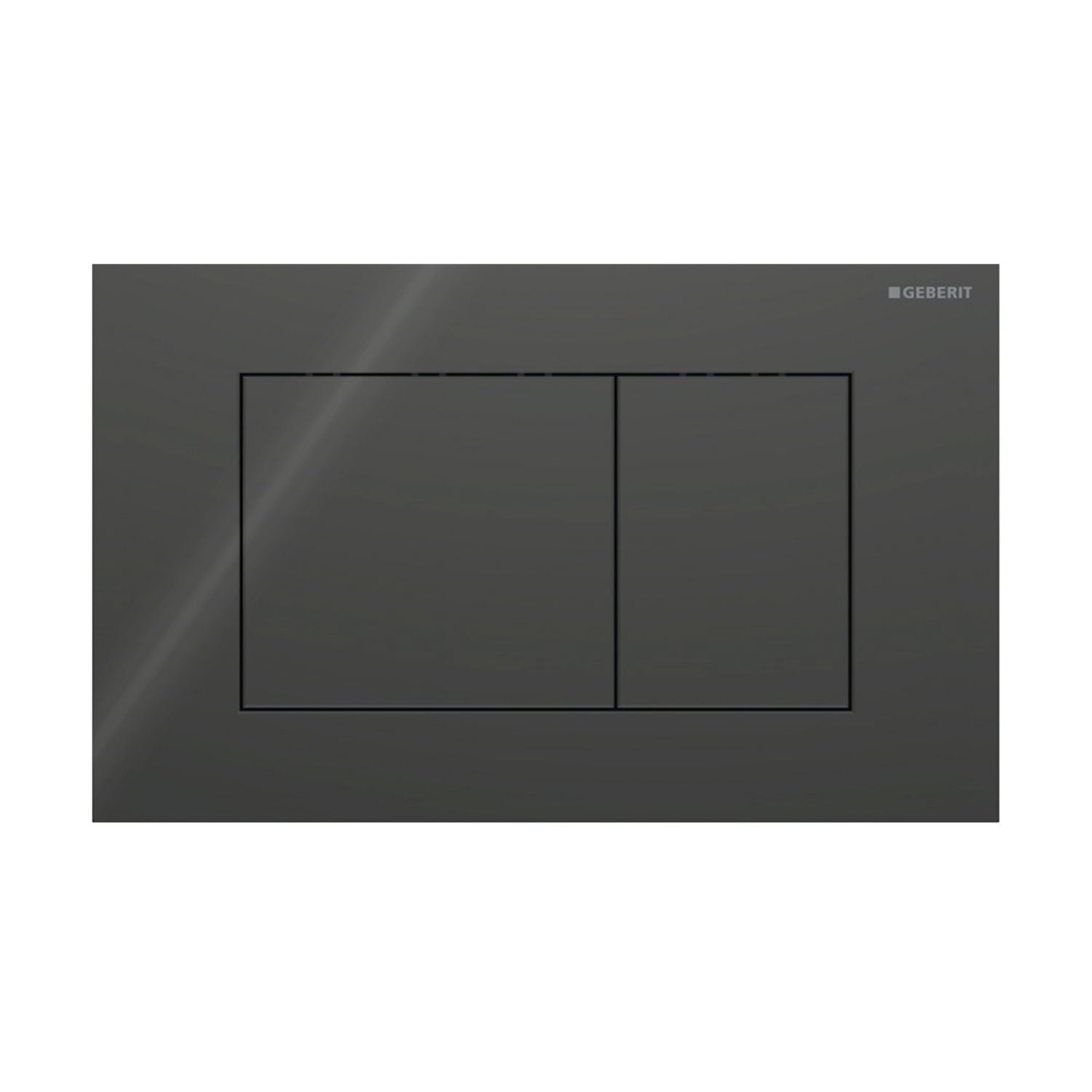 Geberit Sigma 40 Firkantet Betjeningsplate Svart Geberit Betjeningsplate og trykknapper GRO-1387339