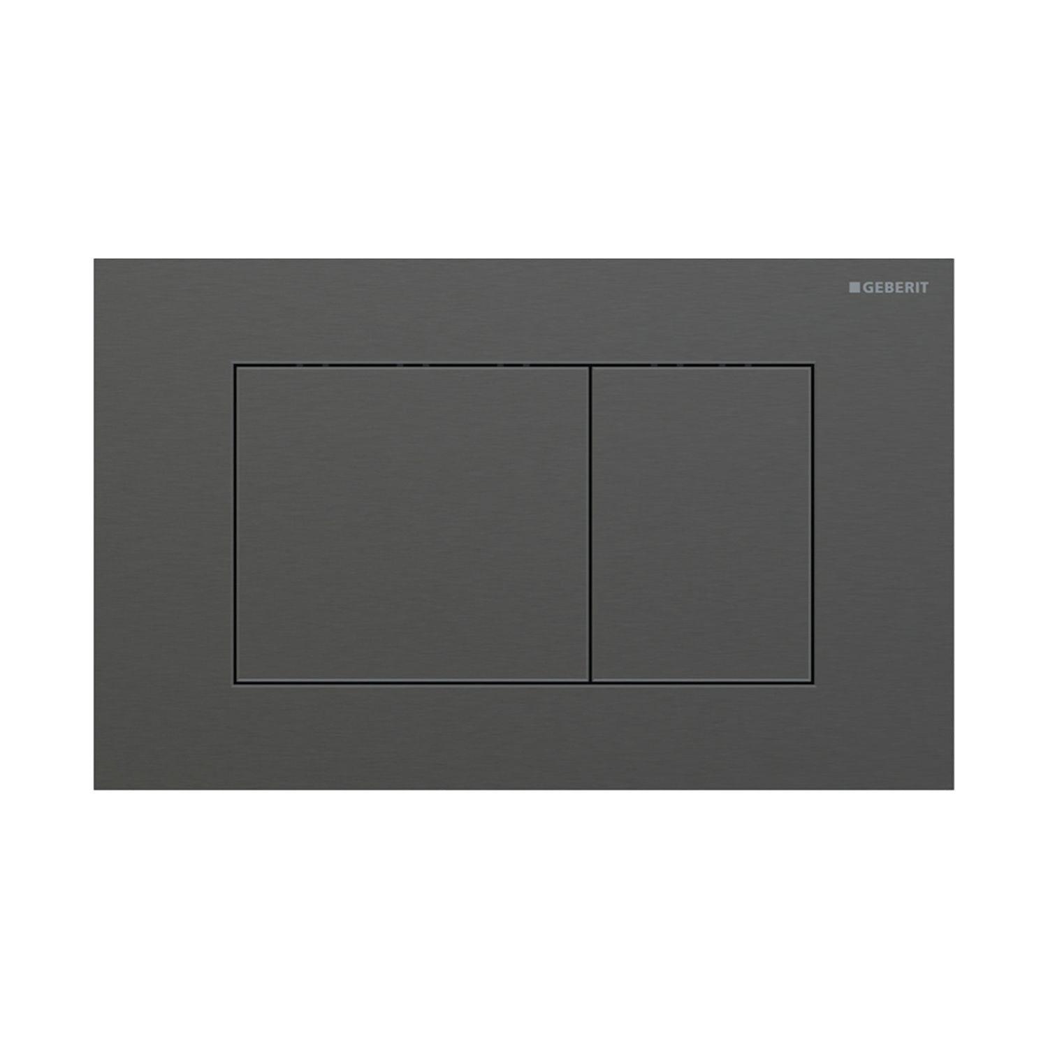 Geberit Sigma 40 Firkantet Betjeningsplate Svart krom (Easy Clean) Geberit Betjeningsplate og trykknapper GRO-1387336