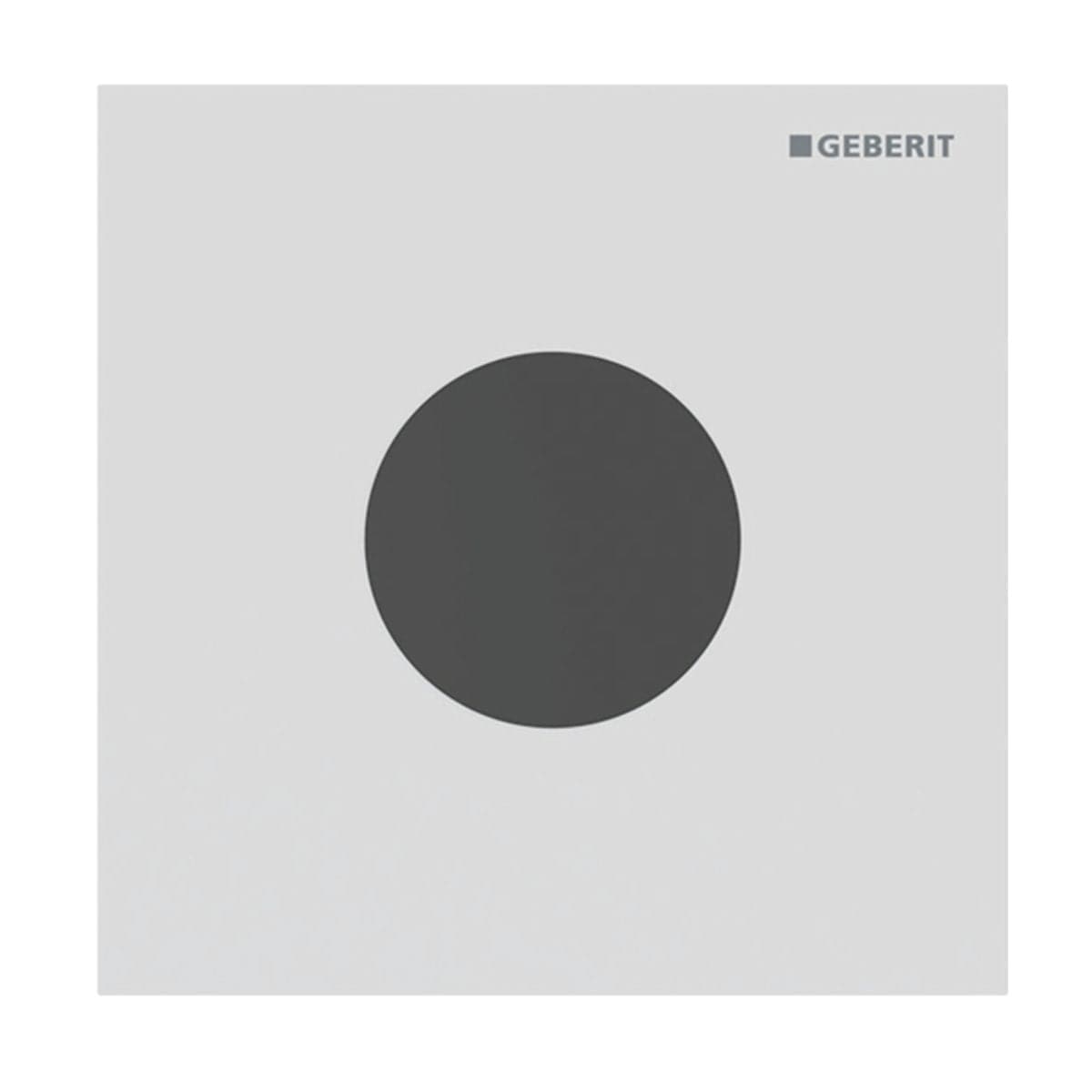 Geberit Sigma 40 Urinalstyring Rund Hvit matt / Nettdrift Geberit Betjeningsplate og trykknapper GRO-1428748