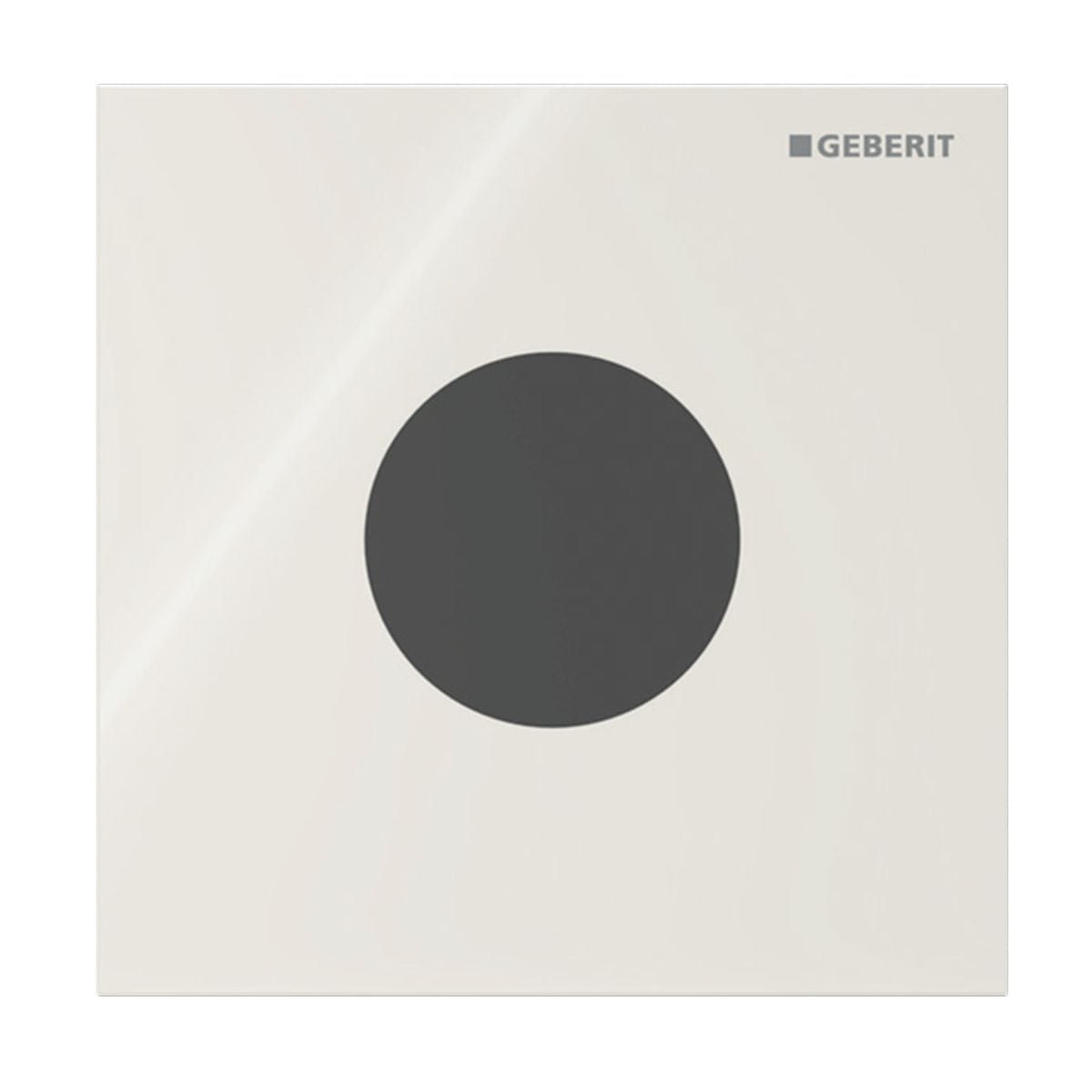 Geberit Sigma 40 Urinalstyring Rund Sandgrå / Nettdrift Geberit Betjeningsplate og trykknapper GRO-1428747