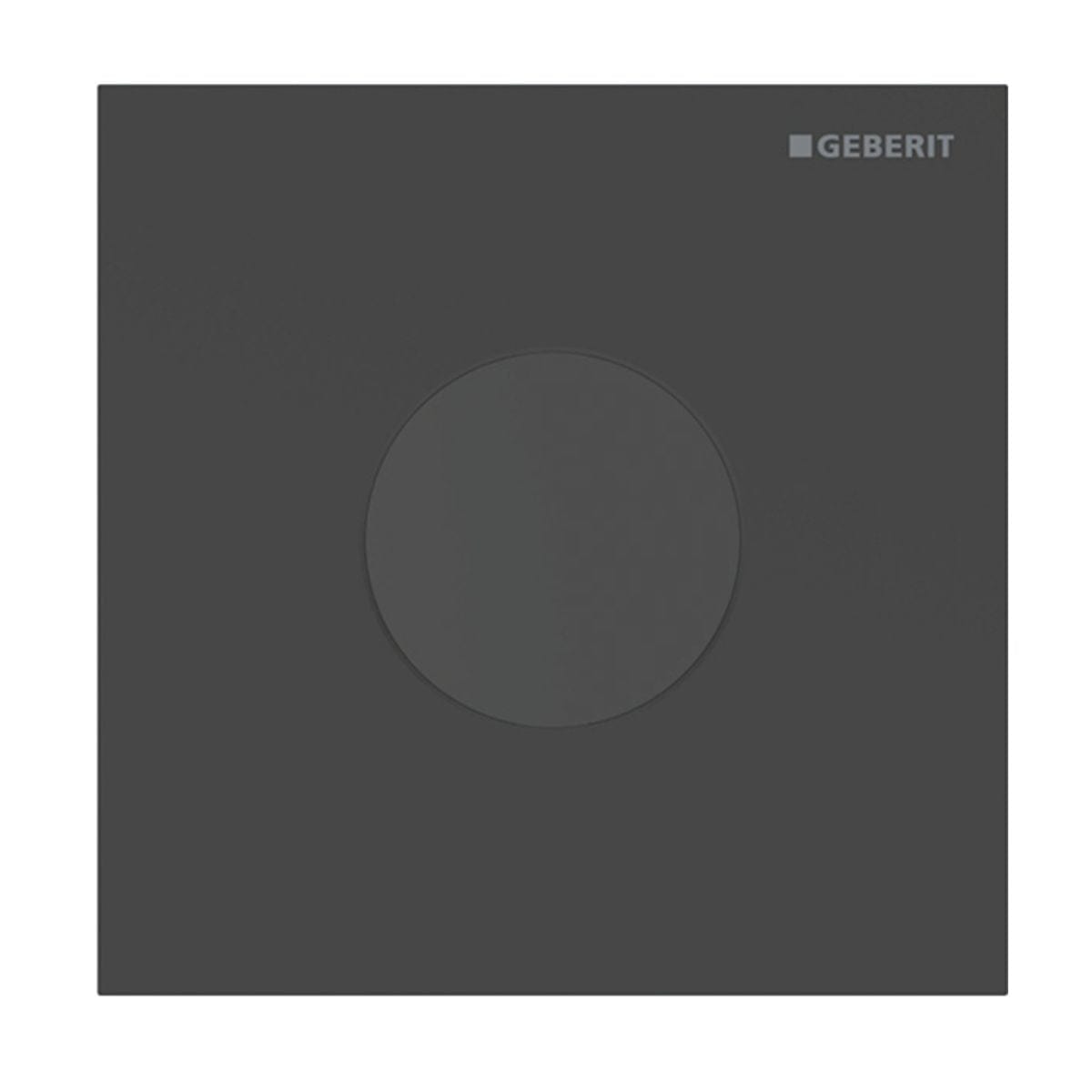 Geberit Sigma 40 Urinalstyring Rund Svart matt / Nettdrift Geberit Betjeningsplate og trykknapper GRO-1428744