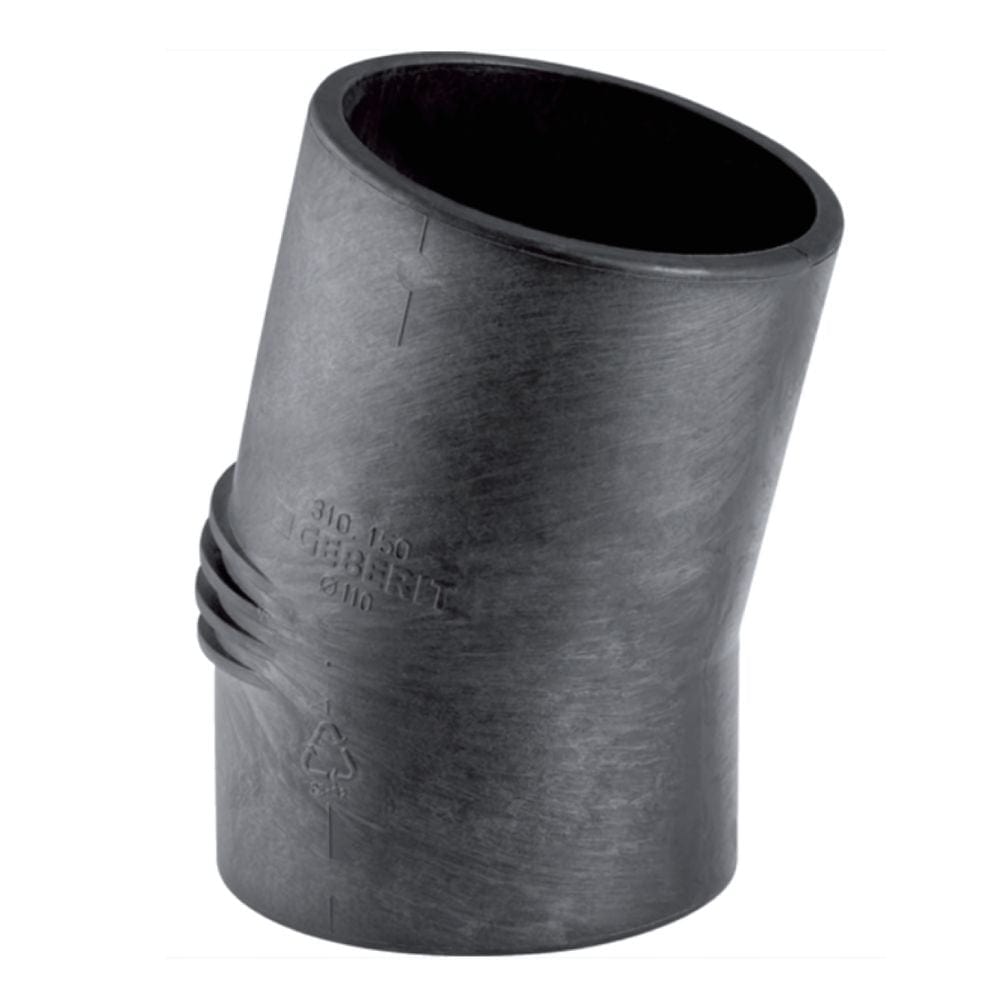 Geberit Silent Bend, PE 75mm / 15° Geberit Bend GRO-2294049