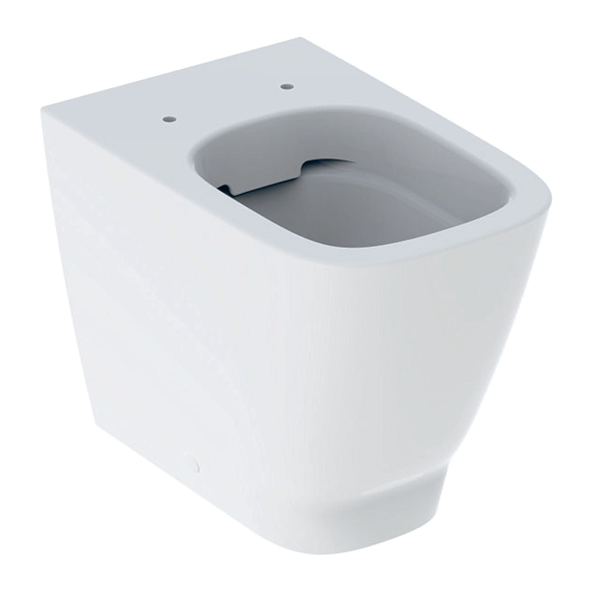 Geberit Smyle Square BTW Toalett Hvit KeraTect Geberit Gulvstående toalett GRO-6122449