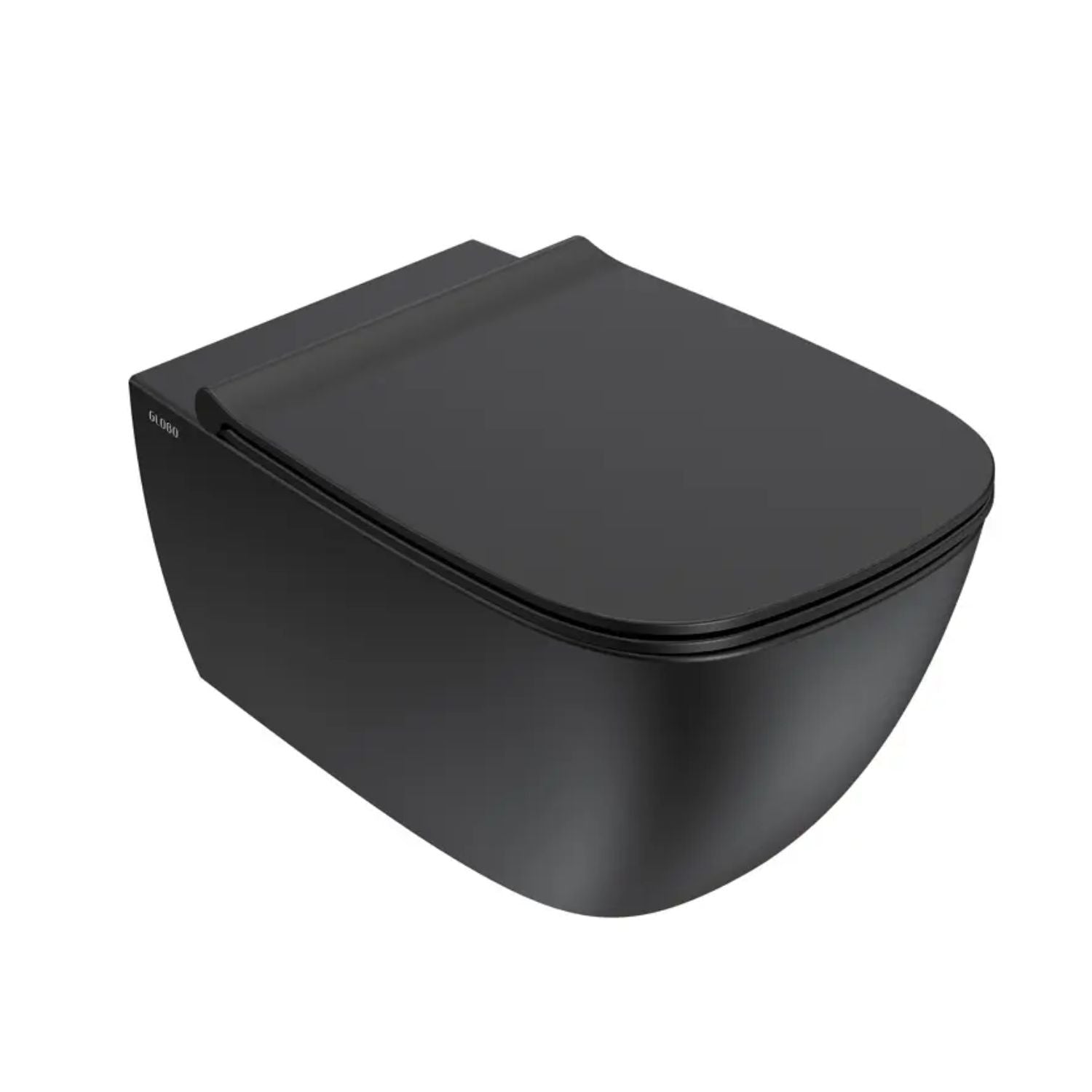 Globo Genesis Toalettsete - soft-close Svart matt Globo Toalettsete KO-GN020AR