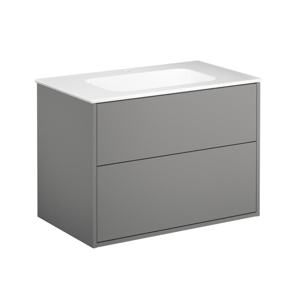 Gustavsberg Artic Møbelpakke Askegrå / 80cm Gustavsberg Møbelpakke bad GRO-GB71ACVU80TL01