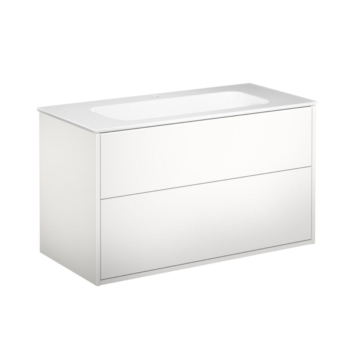 Gustavsberg Artic Møbelpakke Hvit / 100cm Gustavsberg Møbelpakke bad GRO-GB71ACVU10TM011