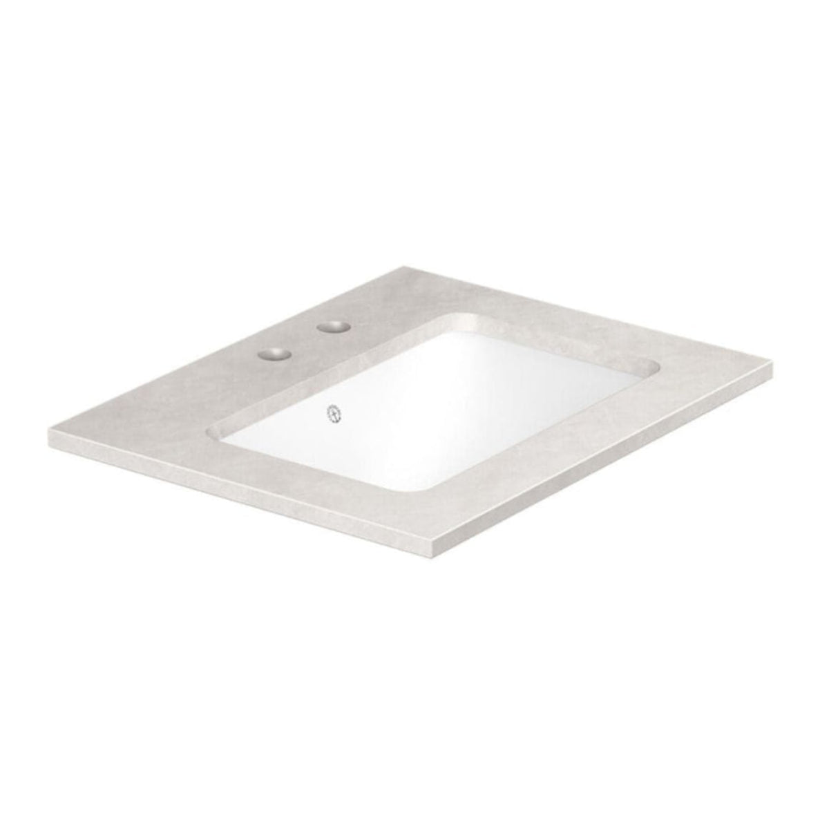 Gustavsberg Ducentic Benkeplate Grey / 60cm dobbel Gustavsberg Benkeplate bad GRO-GB71DCWT60SG12