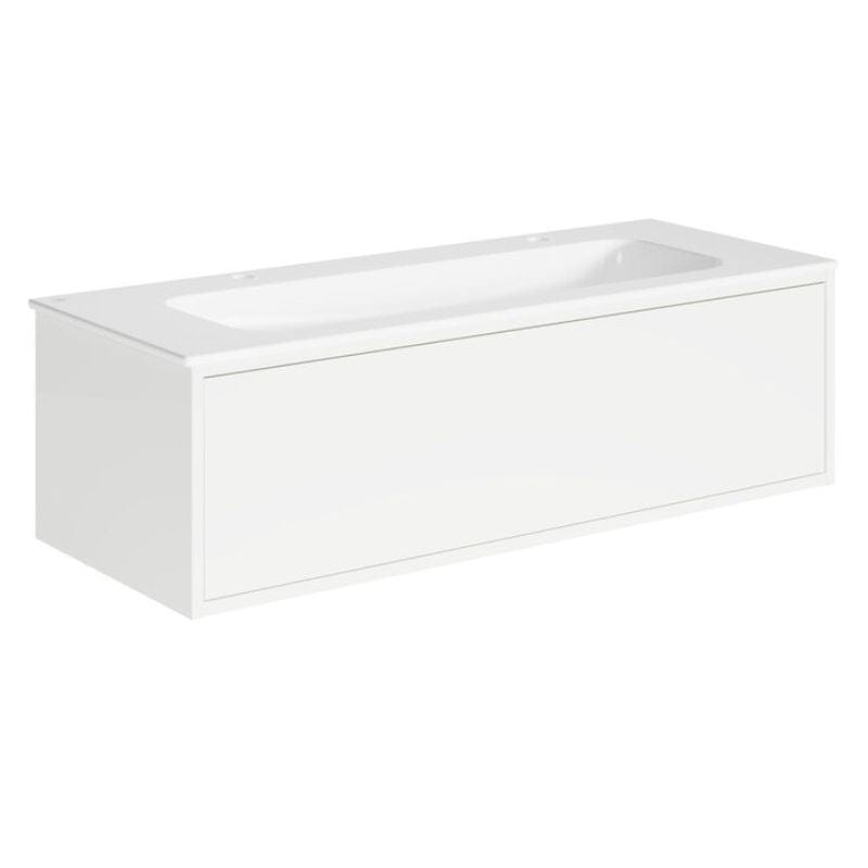 Gustavsberg Ducentic Servantskap med Porselenservant Hvit / 120cm / 2 hull for kran Gustavsberg Servantskap GRO-GB71DCVU12DHWB2100