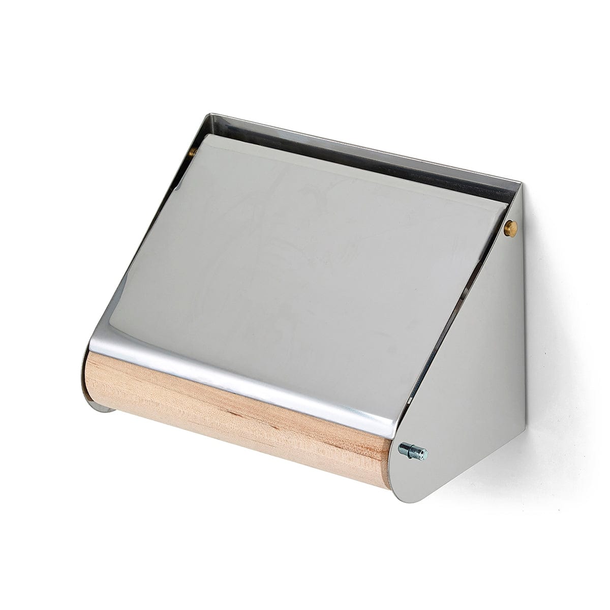 Habo 3400 Toalettpapirholder med trerulle Børstet stål Habo Toalettrullholder HA-28266