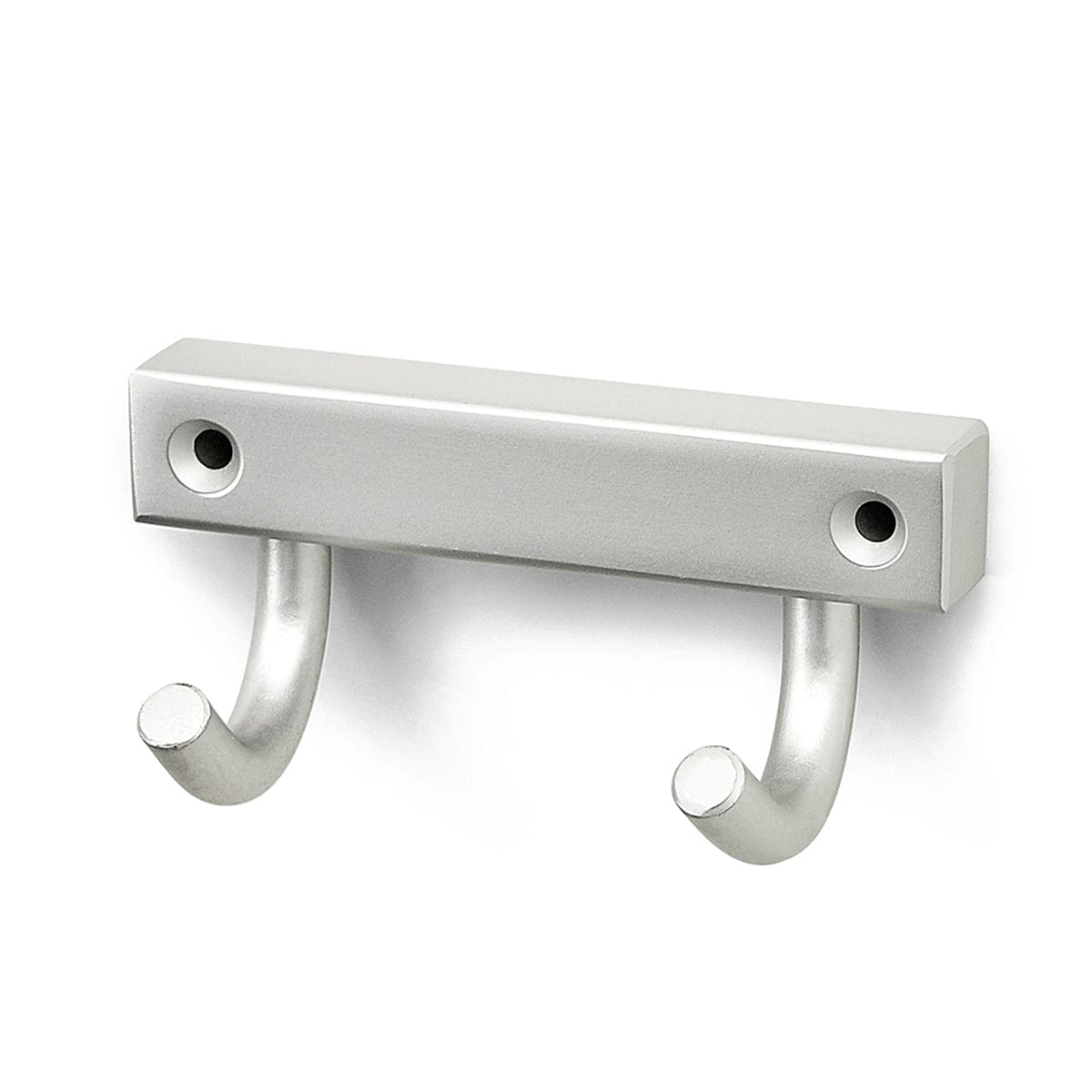 Habo 840-2 Knaggrekke 2-krok Matt krom Habo Knagger HA-62883