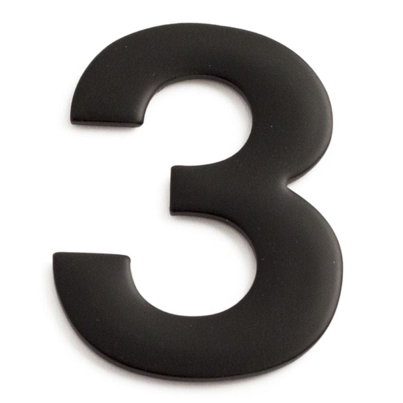 Habo Husnummer H5cm Svart / 3 Habo Husnummer HA-16897