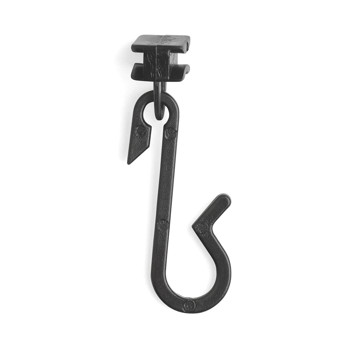 Habo Krok for Dusjforhengskinne Svart Habo Knagger HA-30177