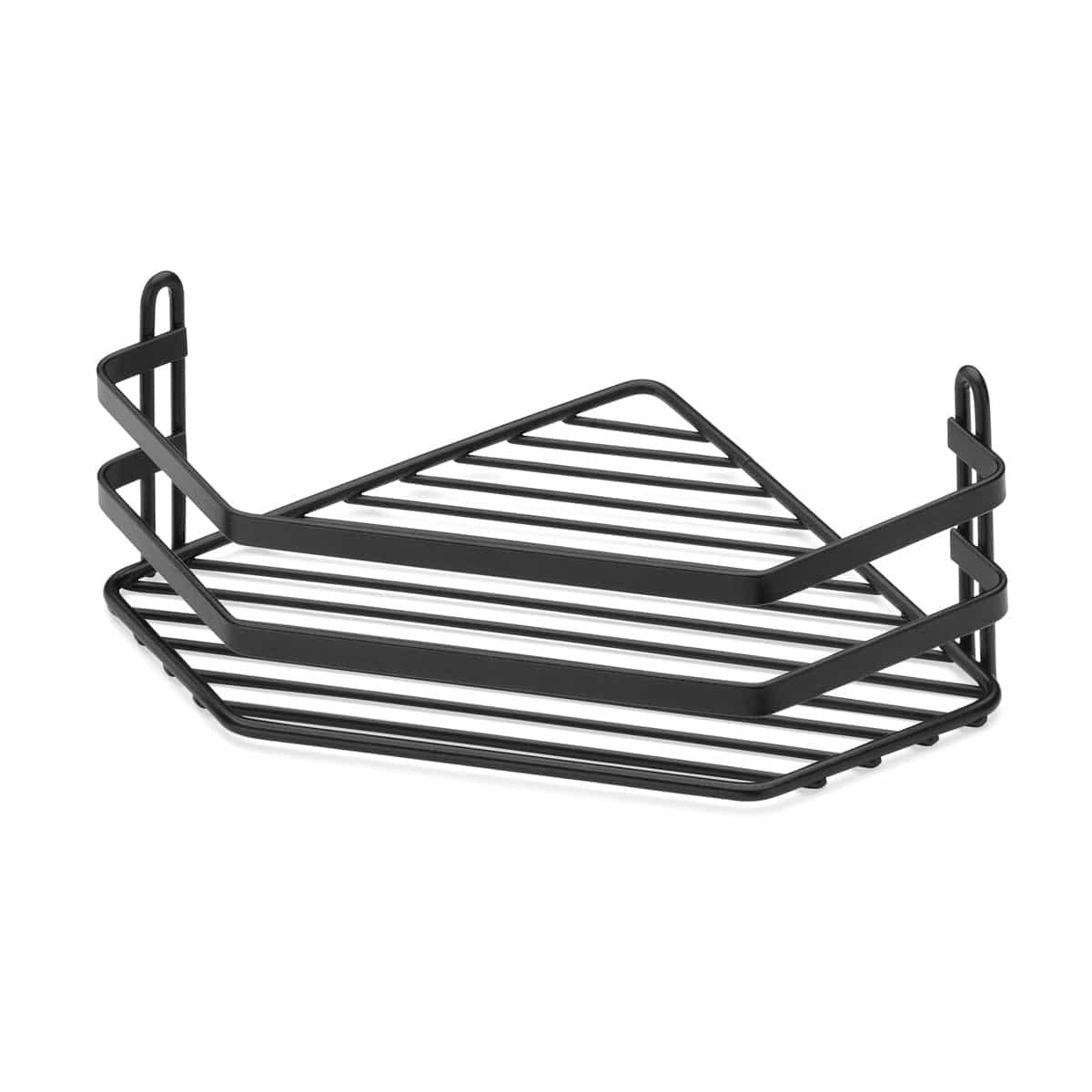 Habo Lantana Dusjkurv hjørne enkel Svart Habo Dusjhylle HA-30037