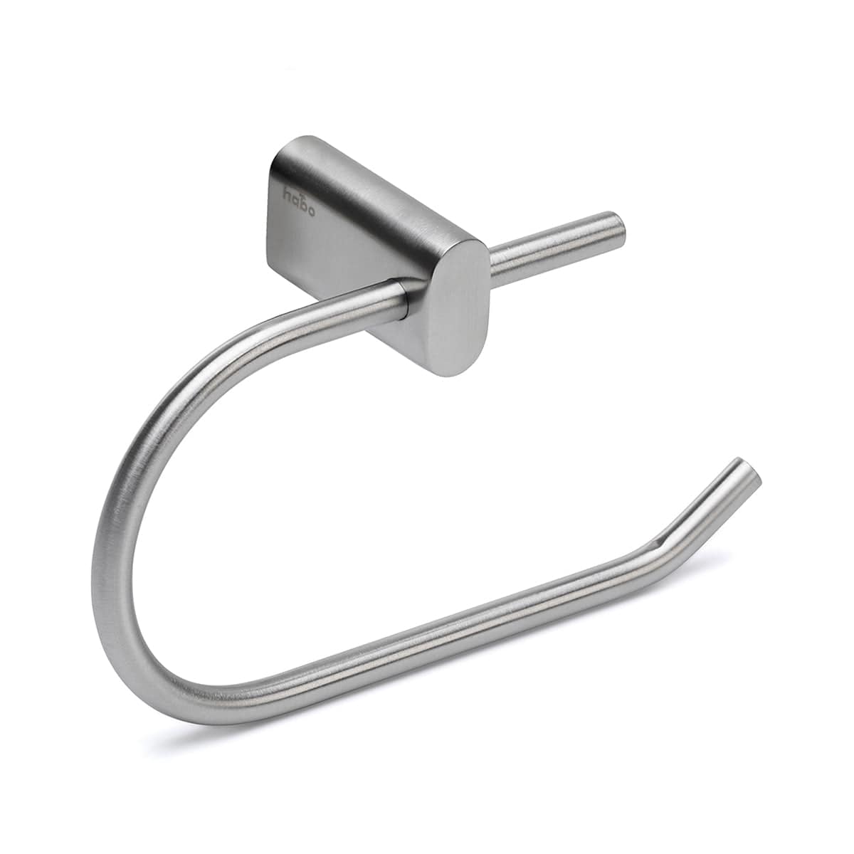 Habo Minerva Toalettpirholder Børstet stål Habo Toalettrullholder HA-16440