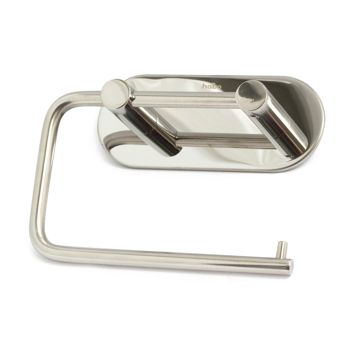 Habo Plain Toalettpapirholder Selvklebende Polert rustfritt Habo Toalettrullholder HA-100385