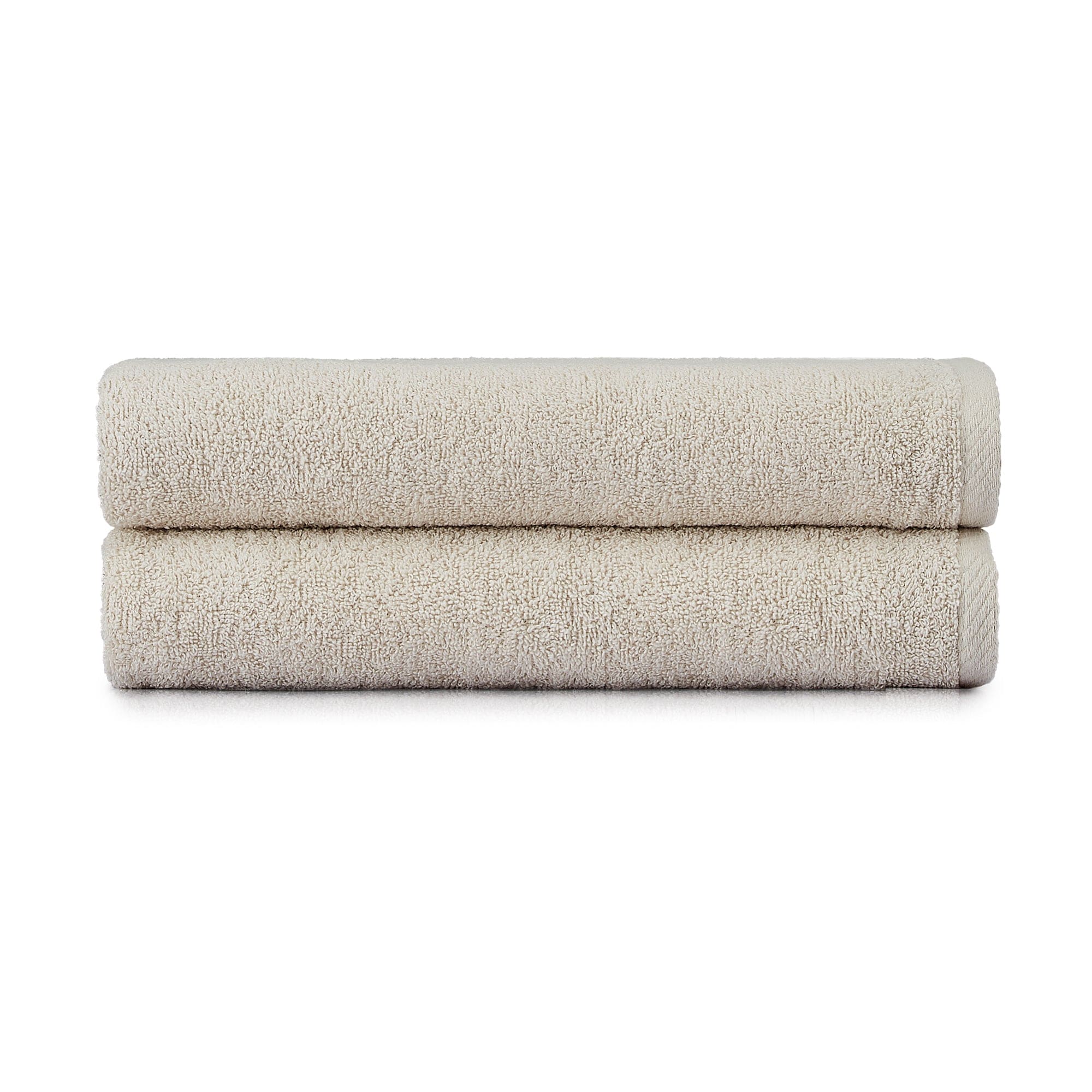 HeiHus FLUFFY strandhåndkle XL 100x180cm Varm beige / 2-pakning (2XL) HeiHus Strandhåndkle BUN-2TFYBE0100180