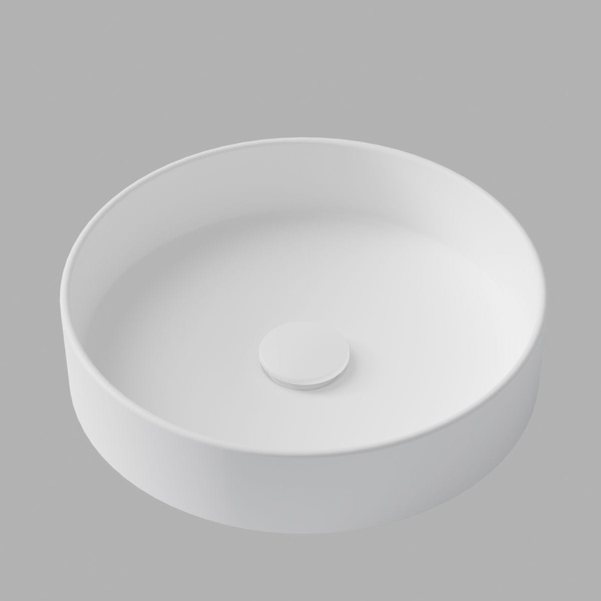 INR AIR SOAK Servant Porselen Ø390mm H110mm Soft white INR Iconic Nordic Rooms Bolleservant INR-360015