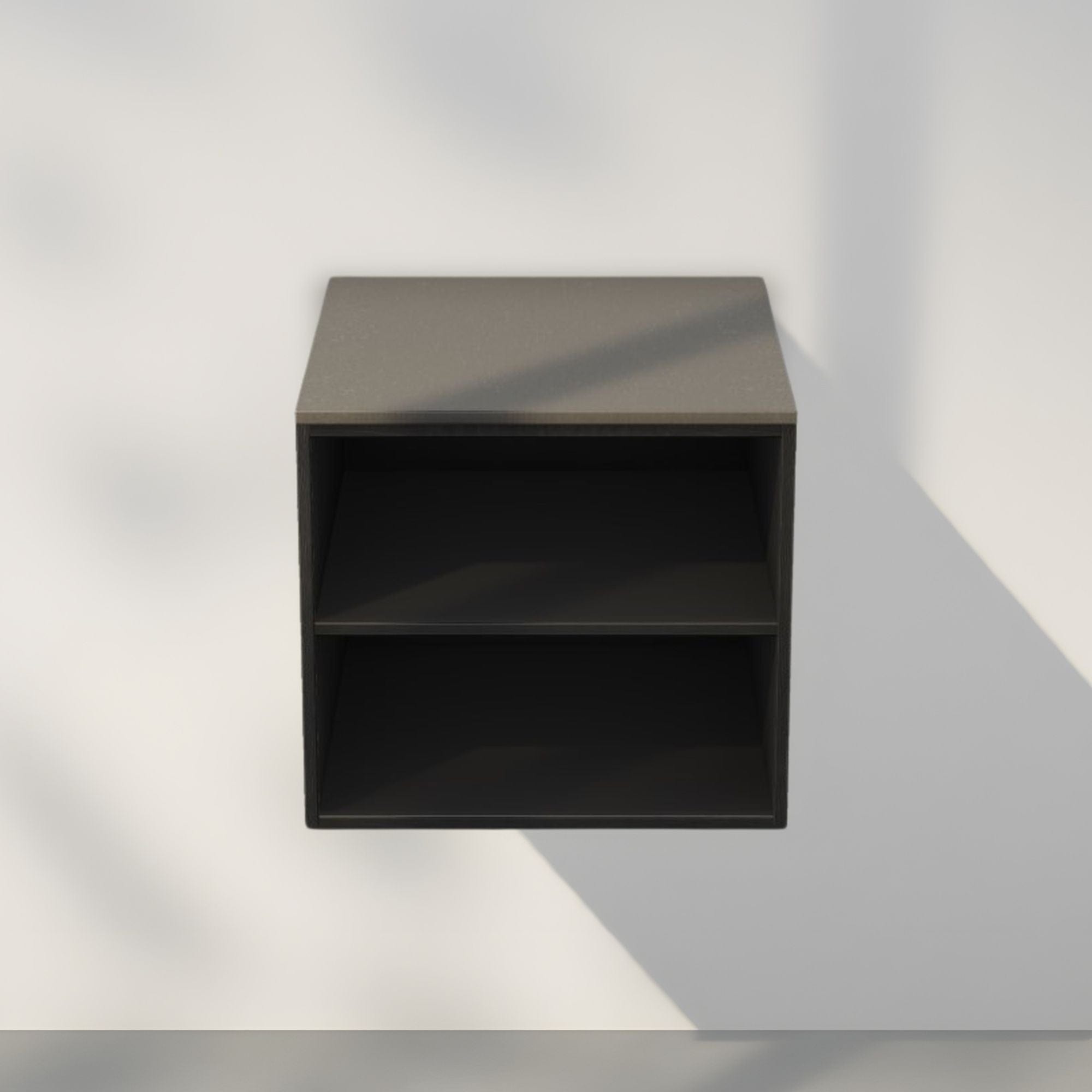 INR Air Wood Servantskap med Åpen oppbevaring B400xH350xD450mm Black oak / 40cm INR Iconic Nordic Rooms Servantskap INR-367039