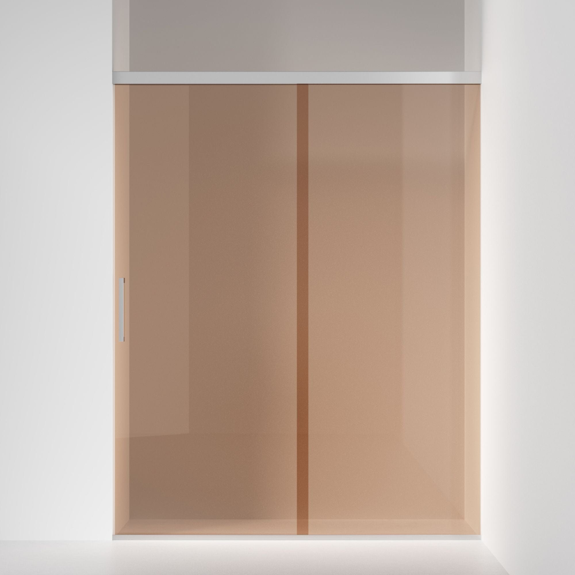 INR ARC Skyvedør Måltilpasset Krom / Måltilpasset 900-1200mm / Bronse glass INR Iconic Nordic Rooms Dusjnisje INR-118142300