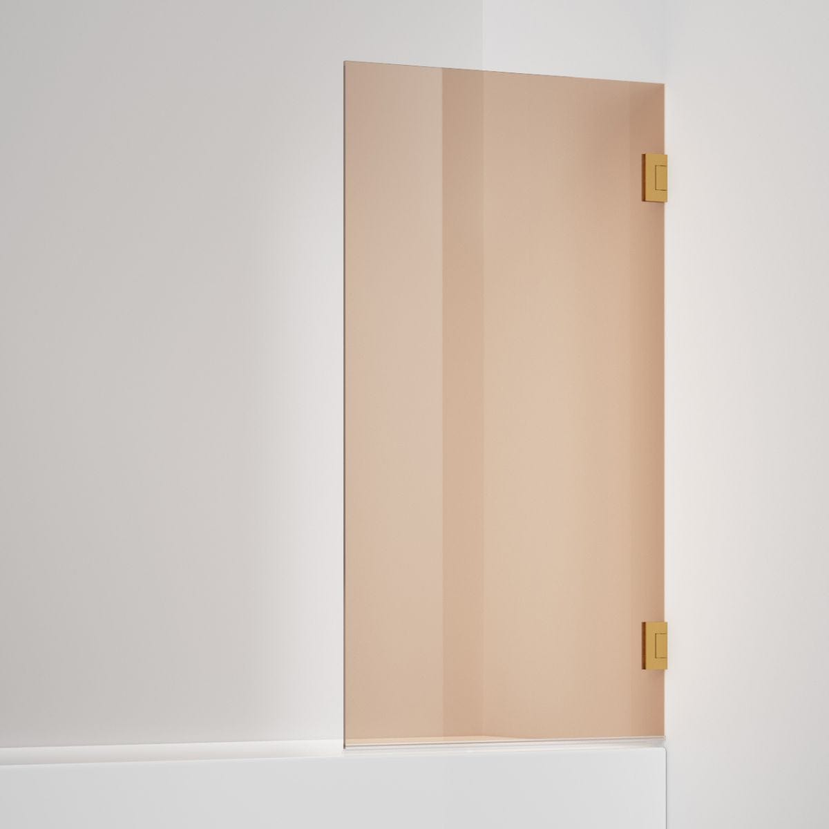 INR Badekarvegg ARC 17 Original Måltilpasset Brushed brass / Måltilpasset / Bronse glass INR Iconic Nordic Rooms Badekarvegg INR-11742800