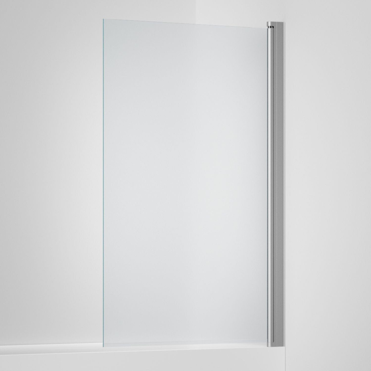 INR Badekarvegg LINC 17 Original Måltilpasset Matt aluminium / Måltilpasset / Frostet glass INR Iconic Nordic Rooms Badekarvegg INR-51710900