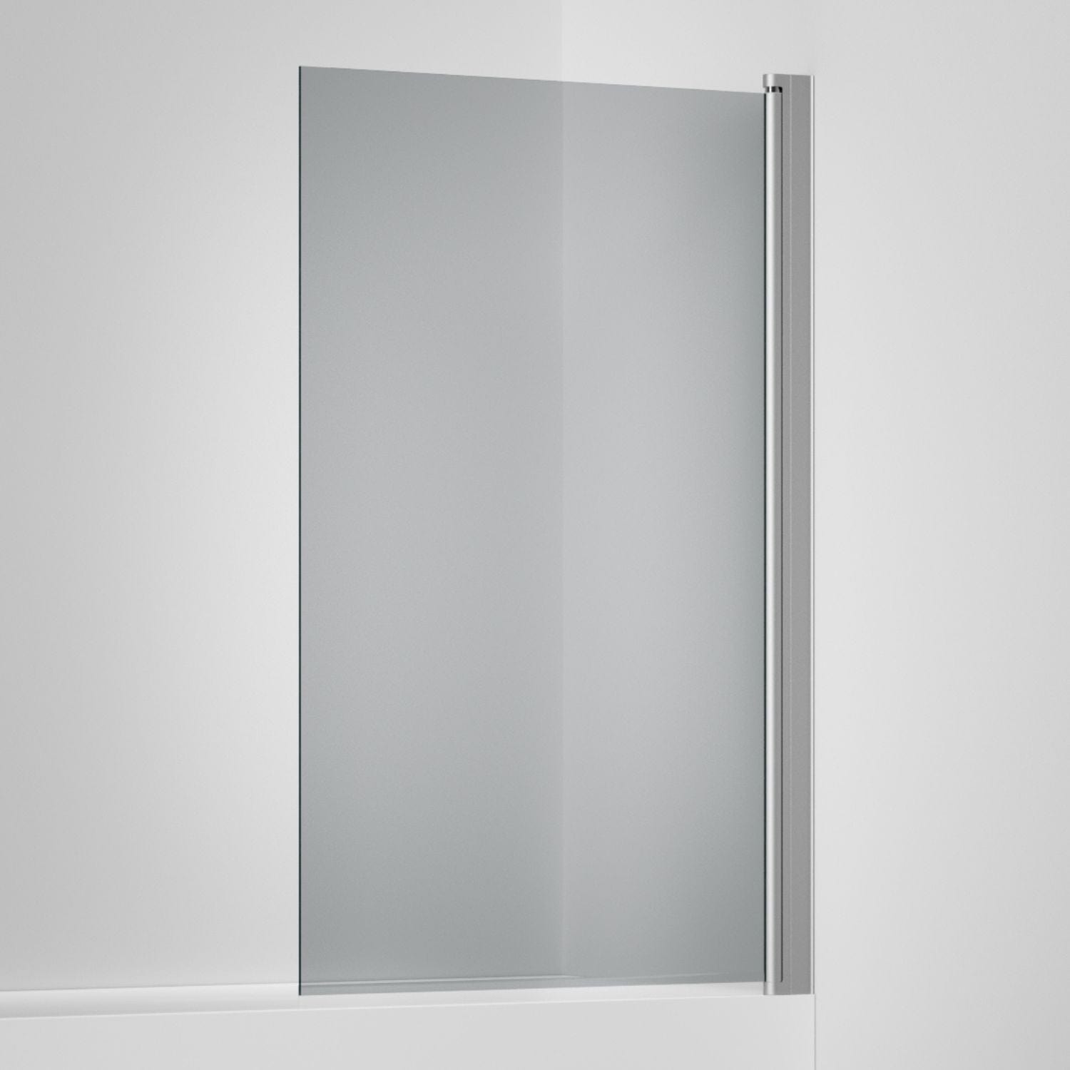 INR Badekarvegg LINC 17 Original Måltilpasset Matt aluminium / Måltilpasset / Grått glass INR Iconic Nordic Rooms Badekarvegg INR-51703900