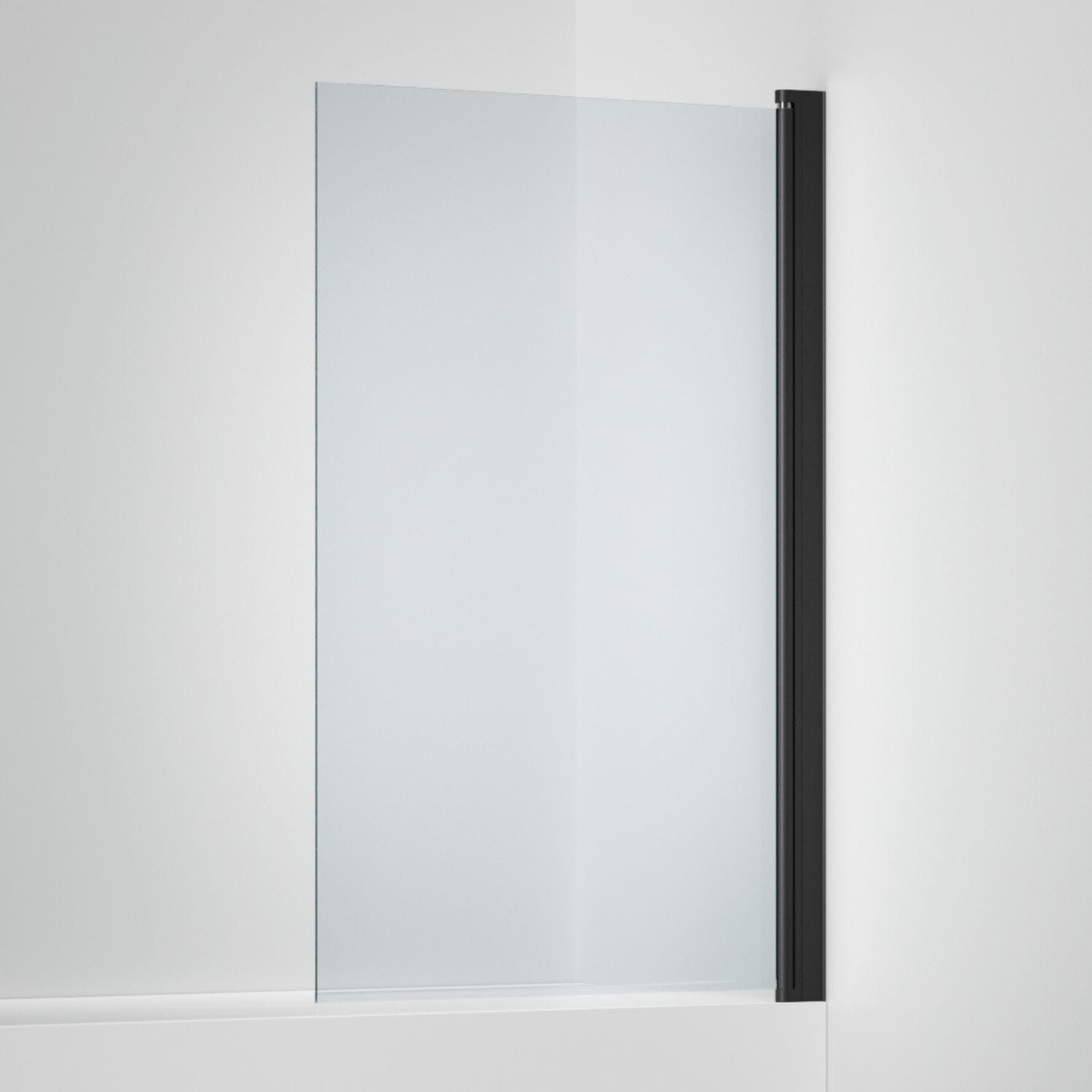 INR Badekarvegg LINC 17 Original Måltilpasset Svart matt / Måltilpasset / Klart glass INR Iconic Nordic Rooms Badekarvegg INR-51702100