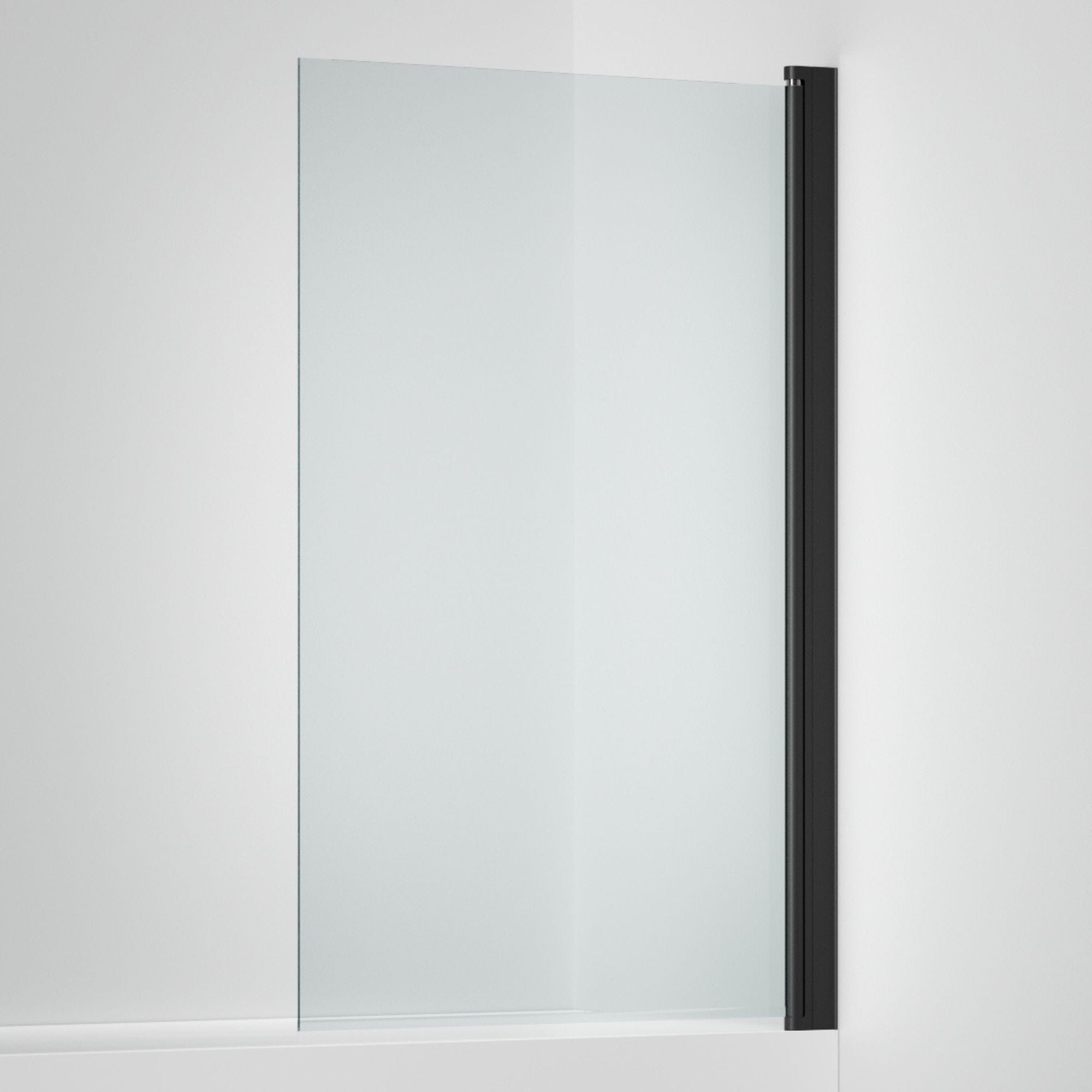 INR Badekarvegg LINC 17 Original Svart matt / 80cm / Klart glass INR Iconic Nordic Rooms Badekarvegg INR-51702180