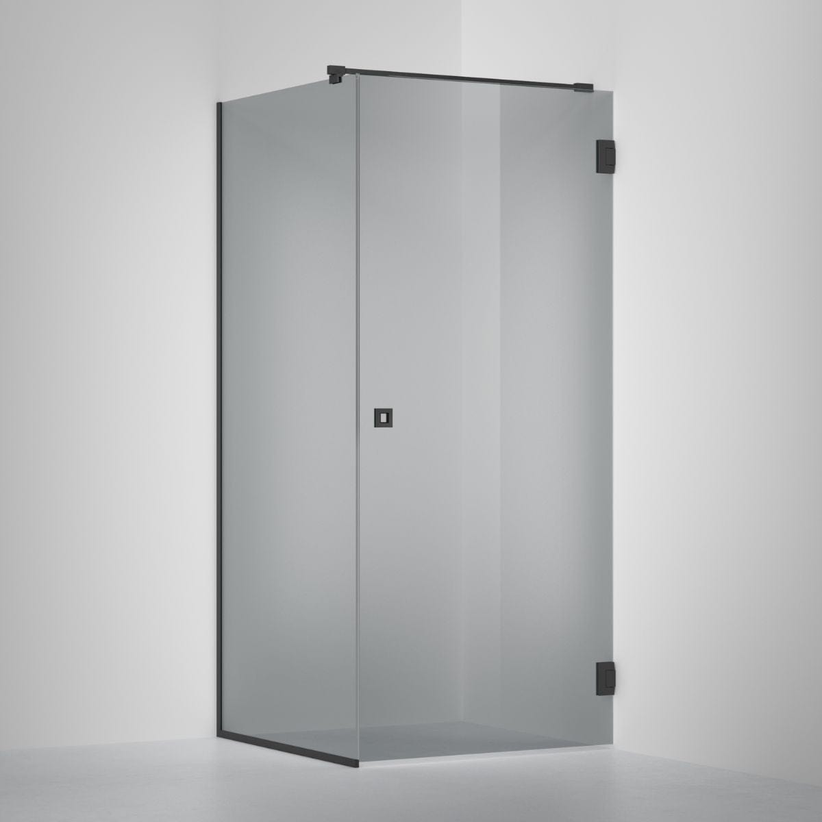 INR Dusjhjørne ARC 13 Frame Måltilpasset Svart matt / Måltilpasset / Grått glass INR Iconic Nordic Rooms Dusjhjørne INR-113103100