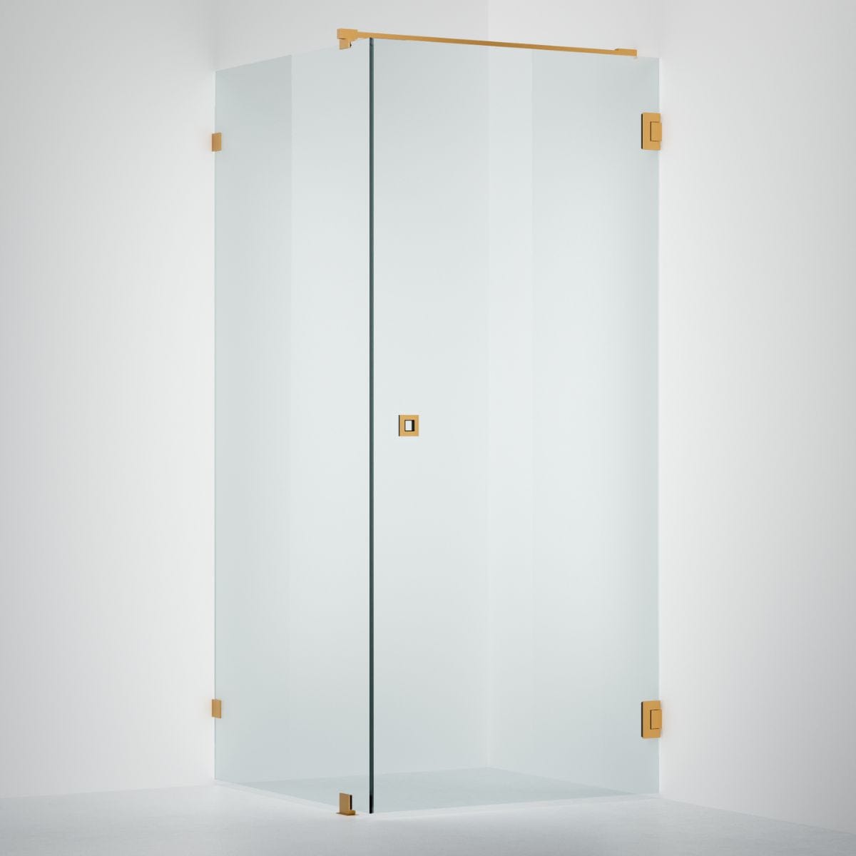 INR Dusjhjørne ARC 13 Original Brushed brass / 90x90cm / Timeless klart glass INR Iconic Nordic Rooms Dusjhjørne INR-11311899
