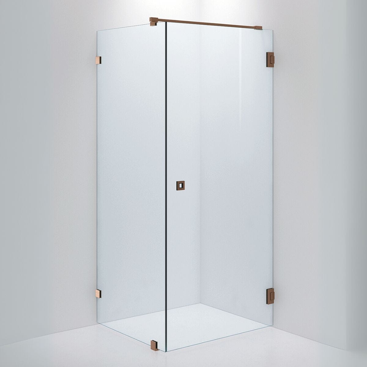 INR Dusjhjørne ARC 13 Original Brushed bronze / 80x90cm / Timeless klart glass INR Iconic Nordic Rooms Dusjhjørne INR-11311689