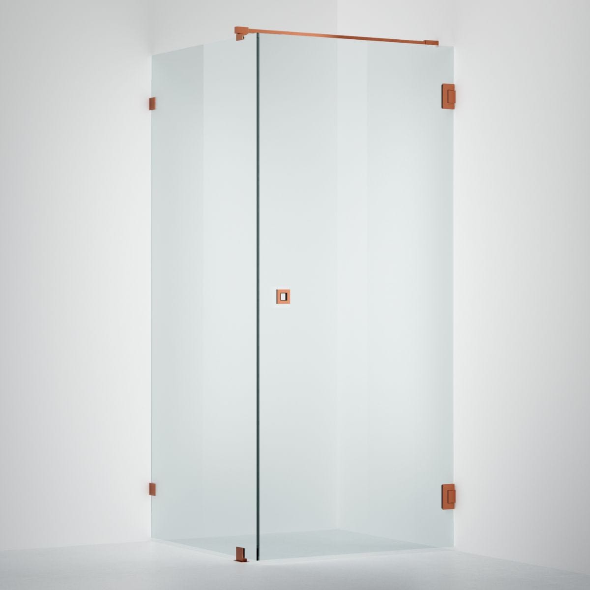 INR Dusjhjørne ARC 13 Original Brushed bronze / 90x90cm / Timeless klart glass INR Iconic Nordic Rooms Dusjhjørne INR-11311699