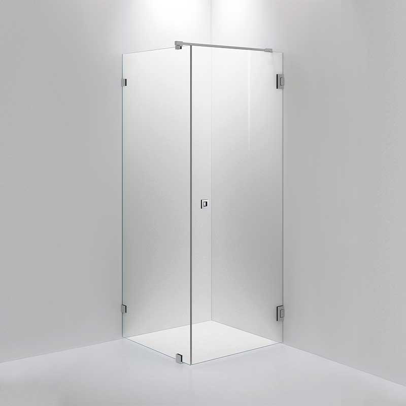 INR Dusjhjørne ARC 13 Original Krom / 80x80cm / Klart glass INR Iconic Nordic Rooms Dusjhjørne INR-11302588