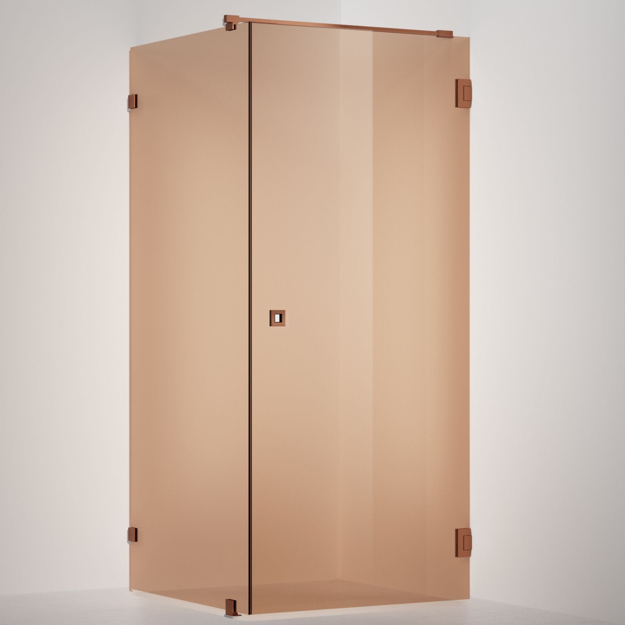 INR Dusjhjørne ARC 13 Original Måltilpasset Brushed bronze / Måltilpasset / Bronse glass INR Iconic Nordic Rooms Dusjhjørne INR-11342600