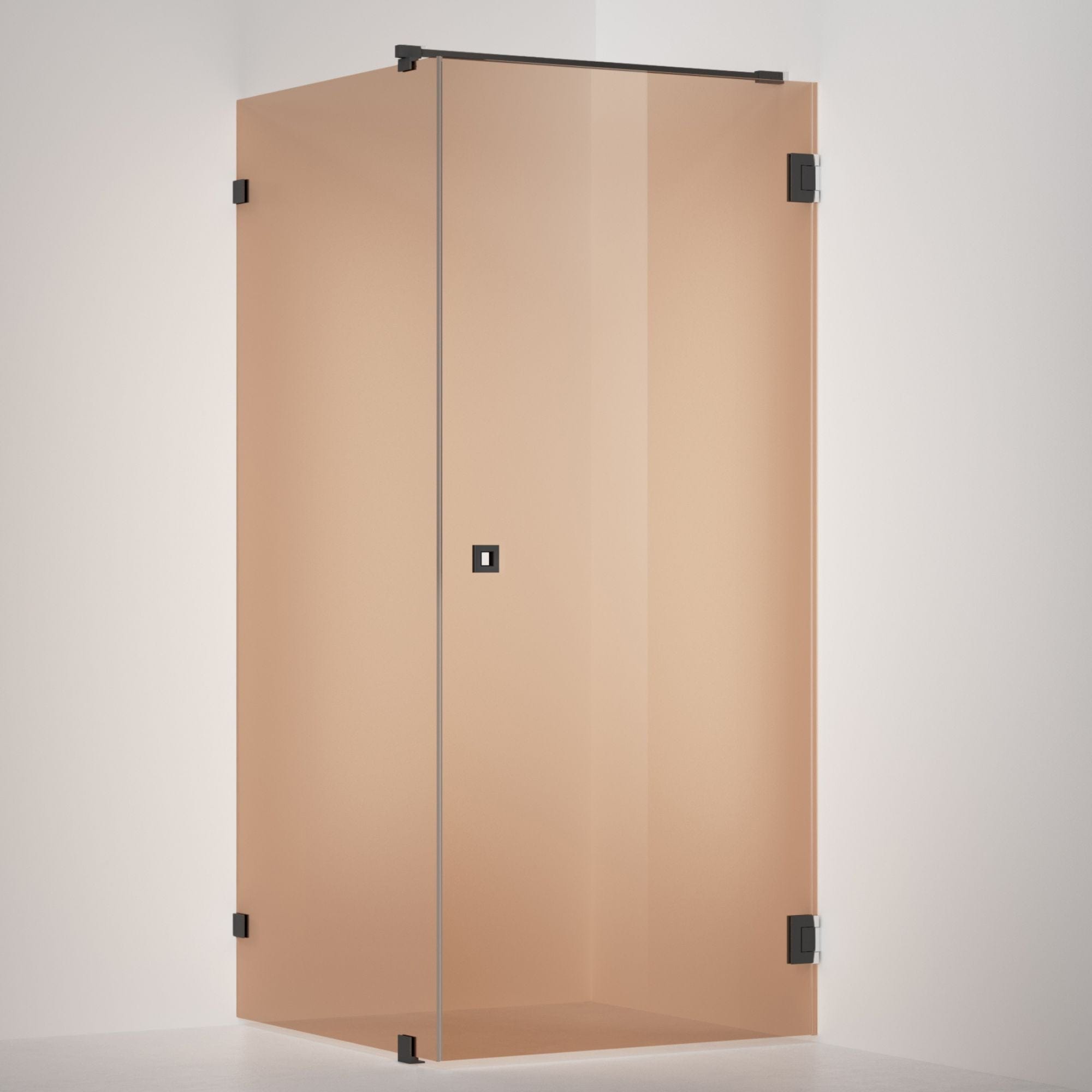 INR Dusjhjørne ARC 13 Original Måltilpasset Svart matt / Måltilpasset / Bronse glass INR Iconic Nordic Rooms Dusjhjørne INR-11342100