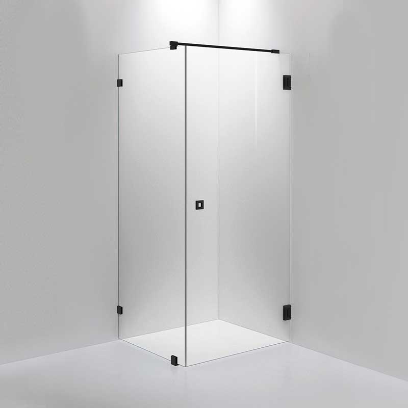 INR Dusjhjørne ARC 13 Original Svart matt / 80x80cm / Klart glass INR Iconic Nordic Rooms Dusjhjørne INR-11302188