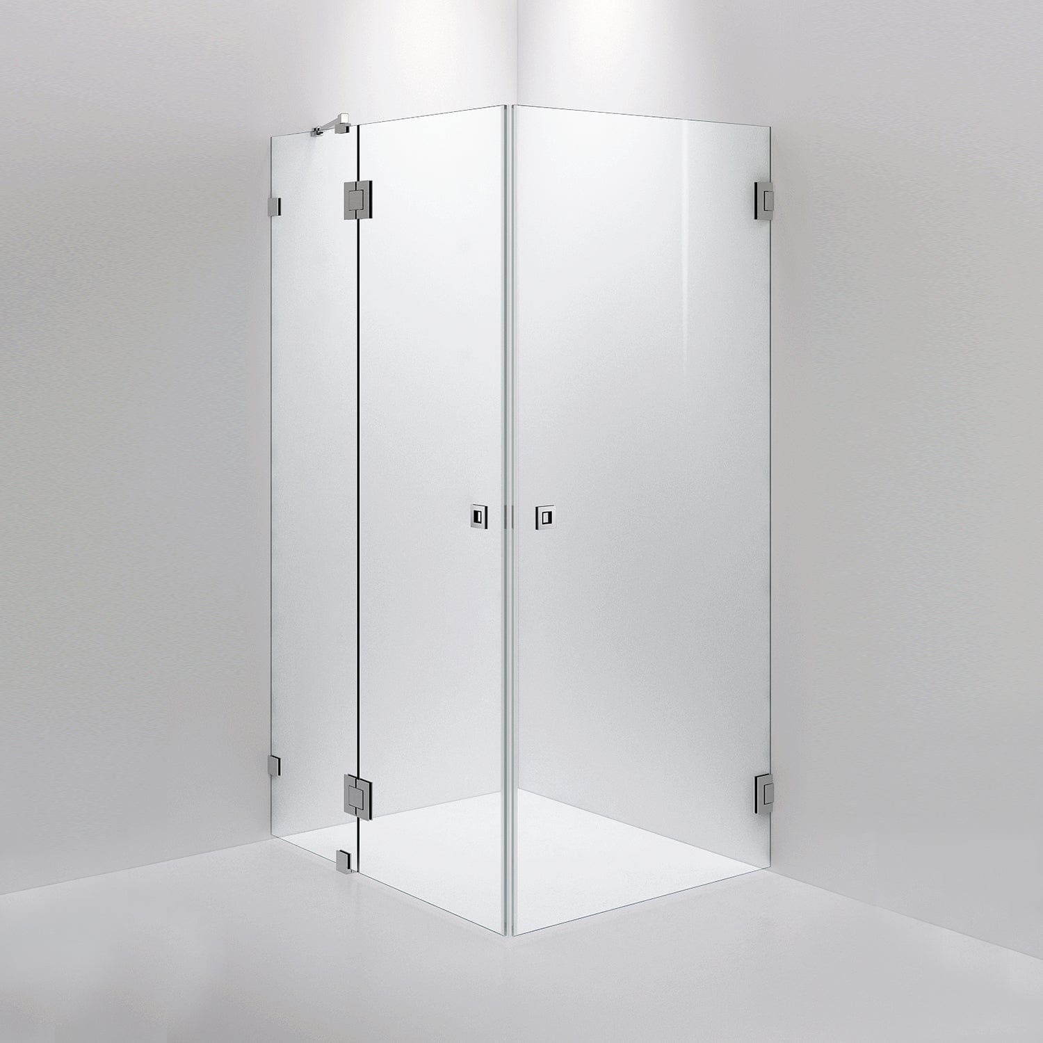 INR Dusjhjørne ARC 14 Måltilpasset Krom / Måltilpasset / Opal klart glass INR Iconic Nordic Rooms Dusjhjørne INR-11412500