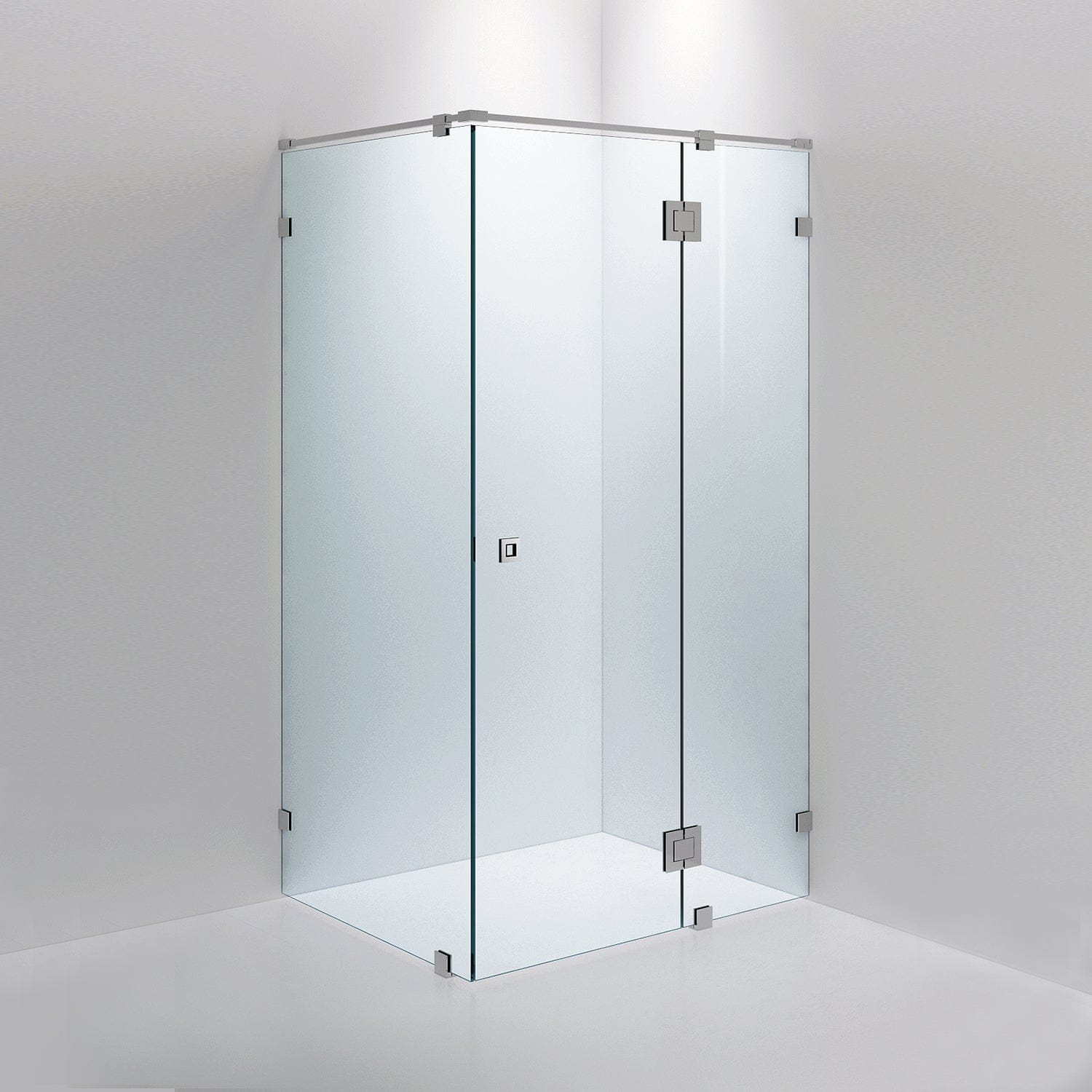 INR Dusjhjørne ARC 15 Måltilpasset Krom / Måltilpasset / Timeless klart glass INR Iconic Nordic Rooms Dusjhjørne INR-11511500