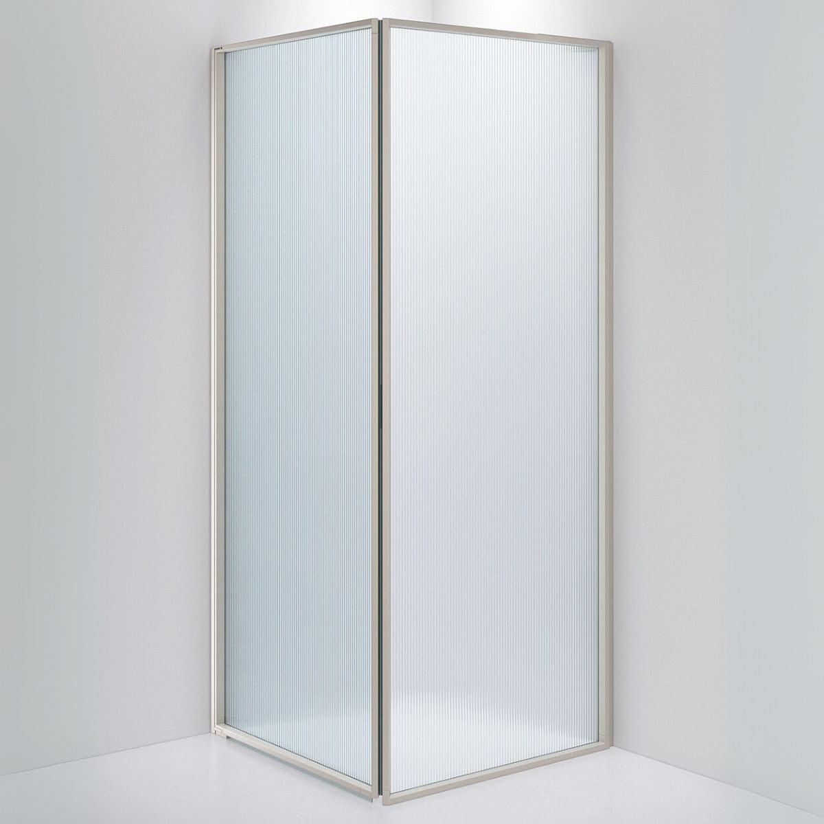 INR Dusjhjørne EDGE 13 Måltilpasset - venstre / Stone / Sway glass INR Iconic Nordic Rooms Dusjhjørne INR-213141400