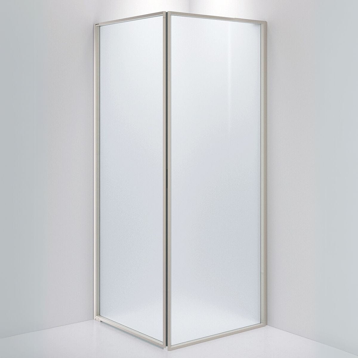 INR Dusjhjørne EDGE 13 Måltlpasset - venstre / Stone / Frostet glass INR Iconic Nordic Rooms Dusjhjørne INR-213110400