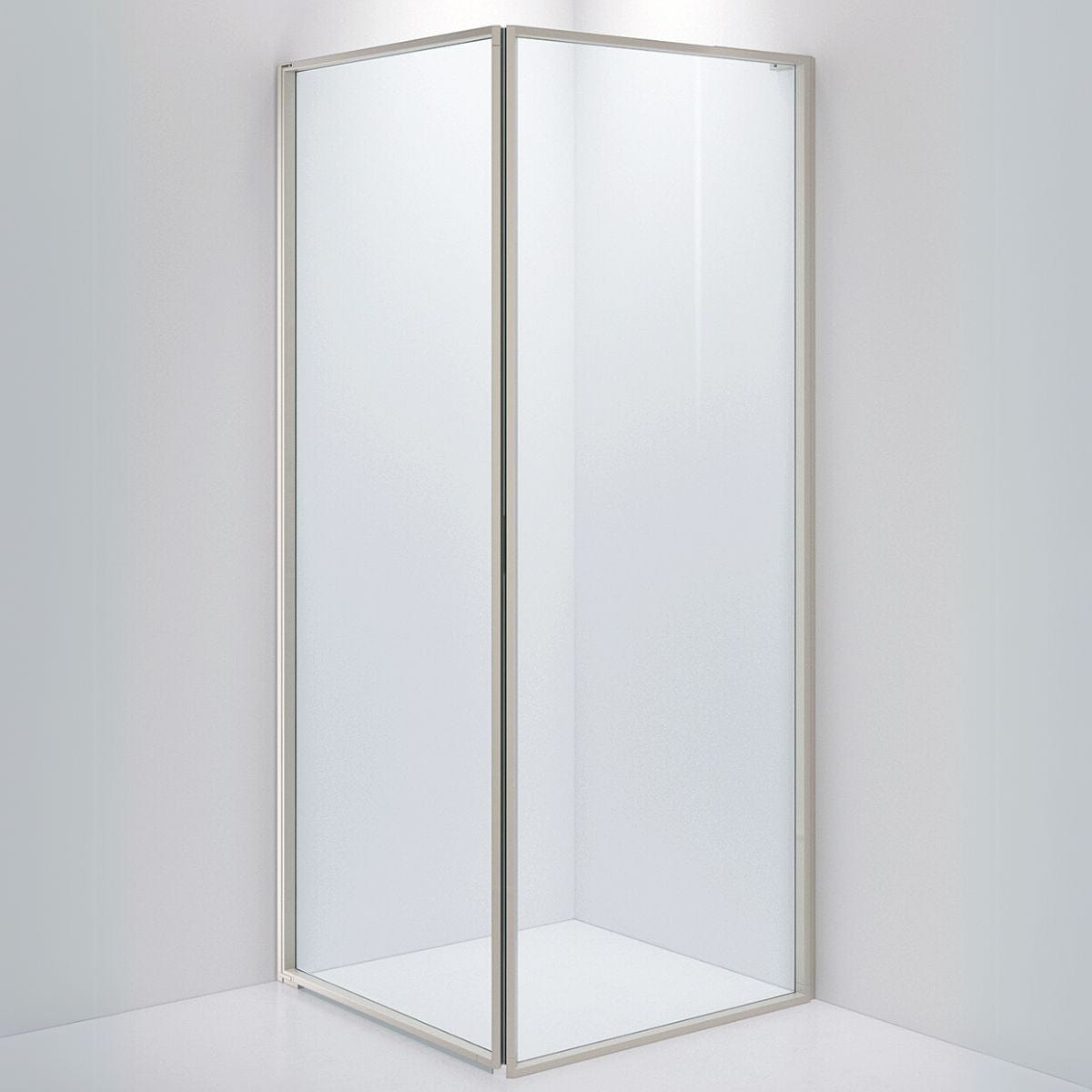 INR Dusjhjørne EDGE 13 Måltlpasset - venstre / Stone / Klart glass INR Iconic Nordic Rooms Dusjhjørne INR-213102400