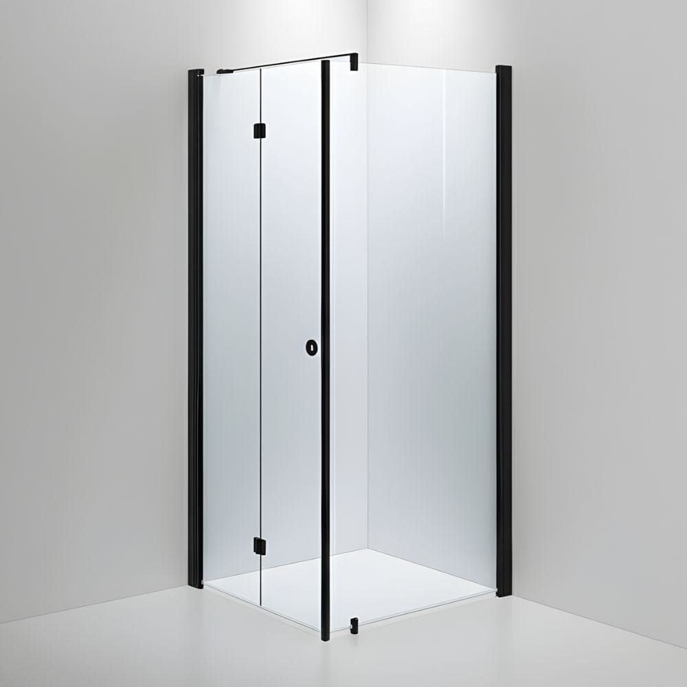 INR Dusjhjørne LINC 13 Flex Måltilpasset Svart matt / Måltilpasset - venstre / Klart glass INR Iconic Nordic Rooms Dusjhjørne INR-513302100