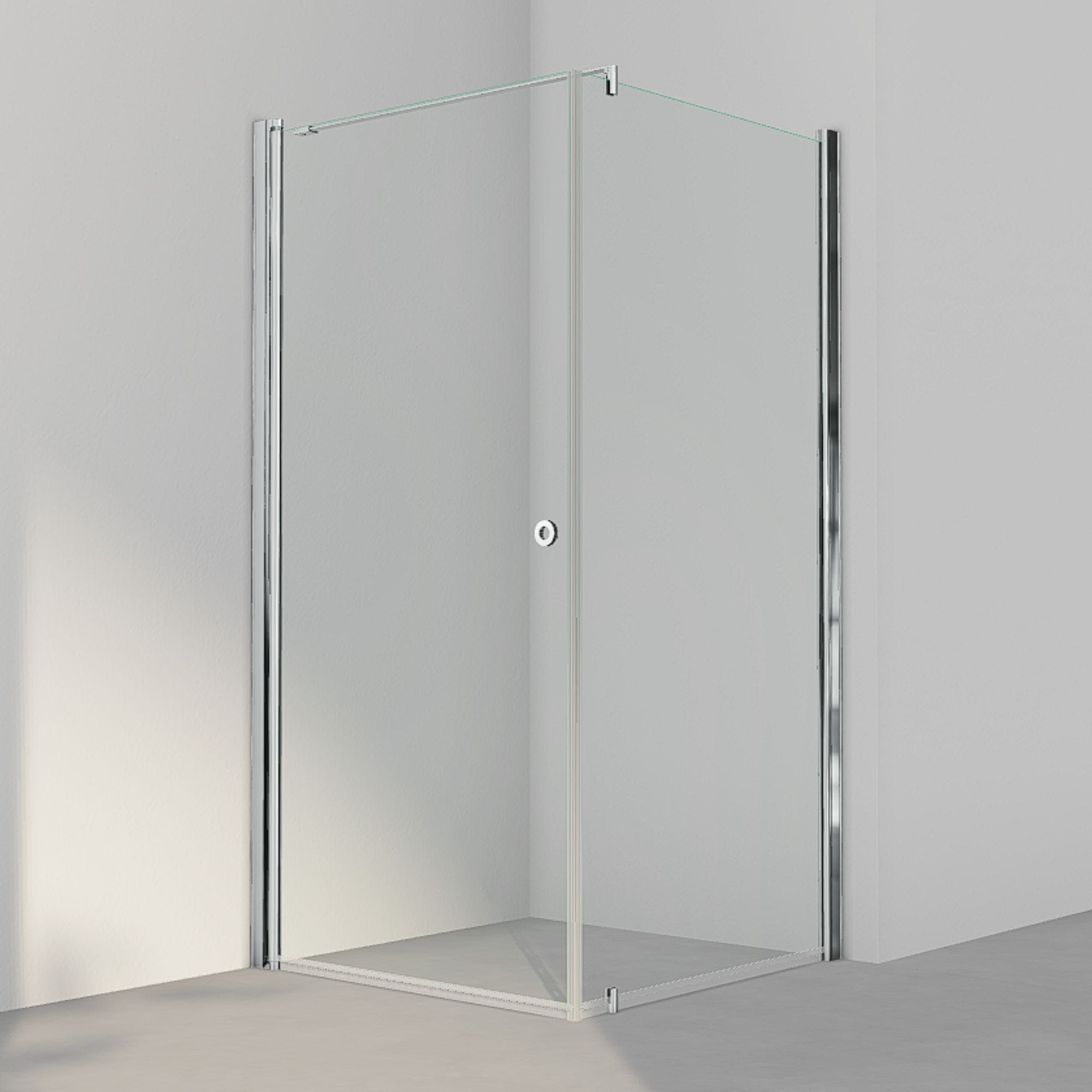 INR Dusjhjørne LINC 13 Original Krom / 100x100cm / Klart glass INR Iconic Nordic Rooms Dusjhjørne INR-51302311