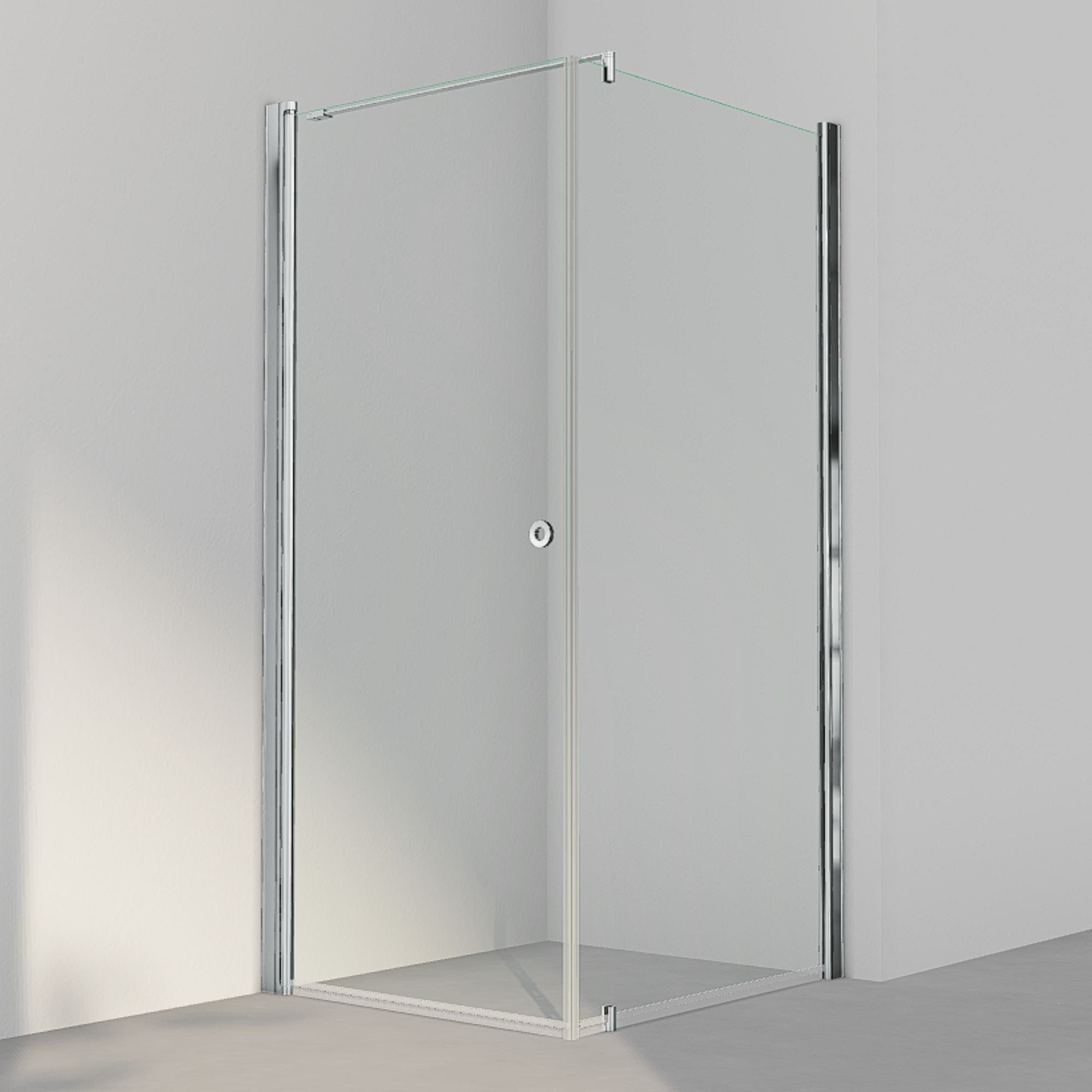 INR Dusjhjørne LINC 13 Original Krom / 90x100cm / Klart glass INR Iconic Nordic Rooms Dusjhjørne INR-51302391