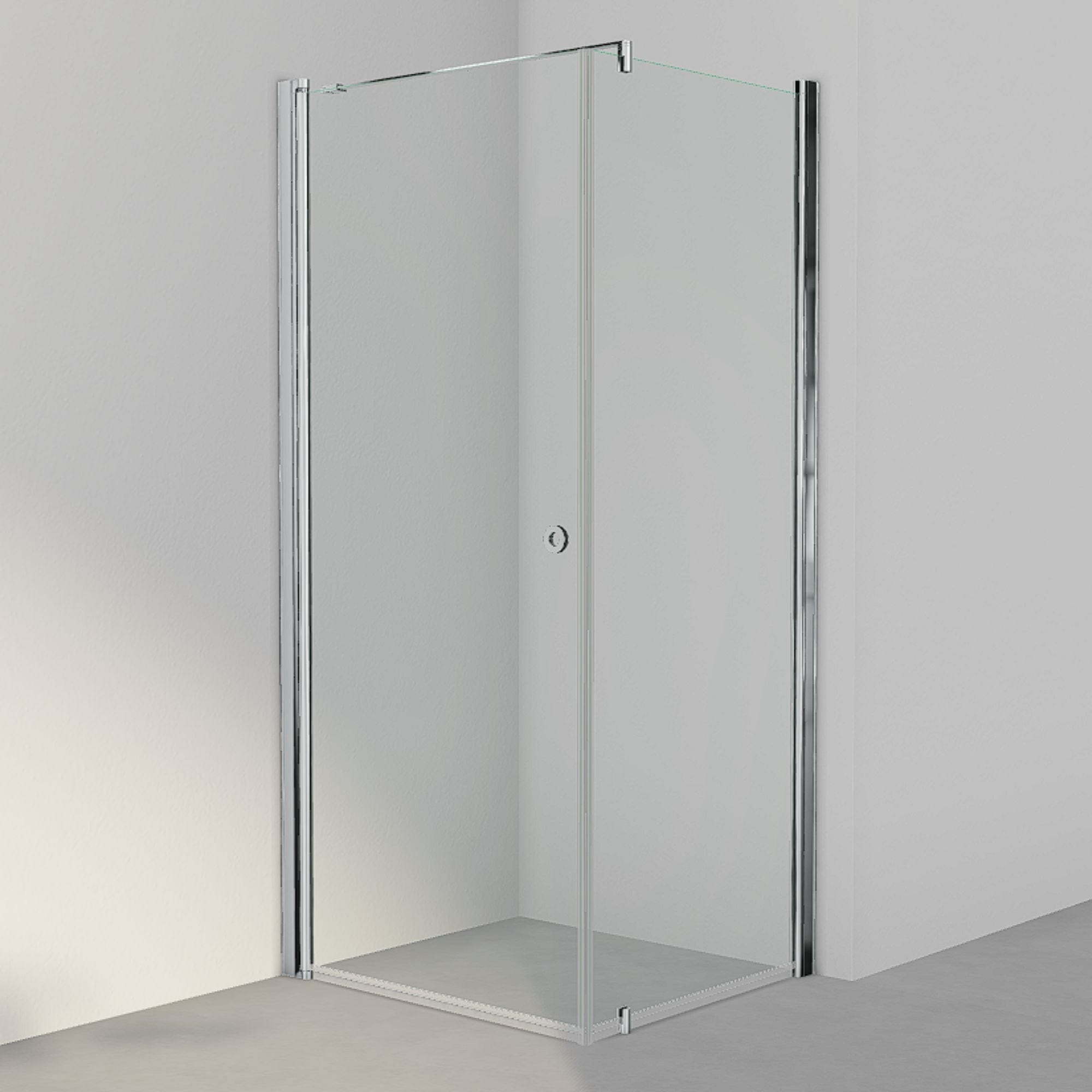 INR Dusjhjørne LINC 13 Original Krom / 90x80cm / Klart glass INR Iconic Nordic Rooms Dusjhjørne INR-51302398