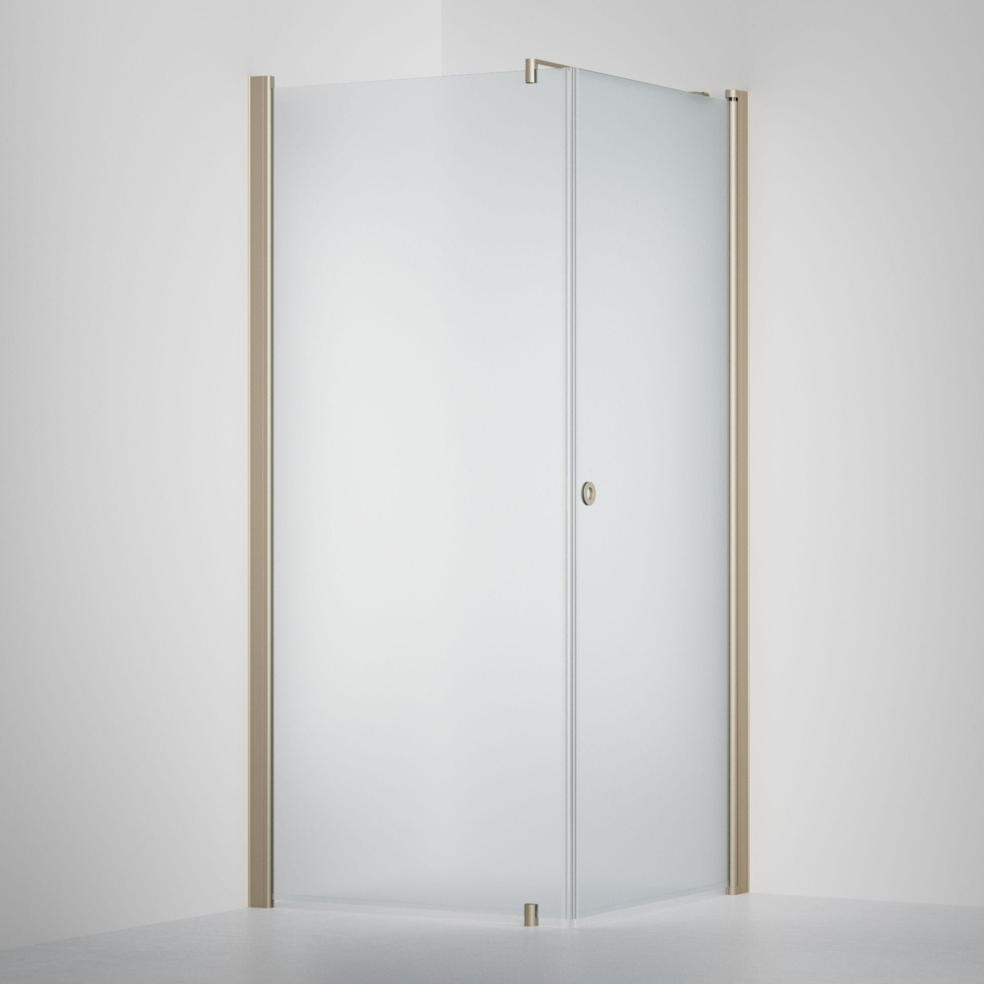 INR Dusjhjørne LINC 13 Original Måltilpasset Stone / Måltilpasset - høyre / Frostet glass INR Iconic Nordic Rooms Dusjhjørne INR-513210400