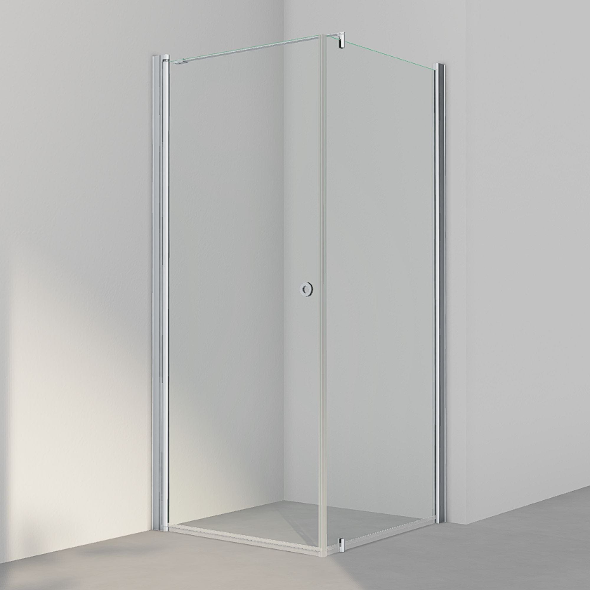 INR Dusjhjørne LINC 13 Original Matt aluminium / 90x90cm / Klart glass INR Iconic Nordic Rooms Dusjhjørne INR-51302999