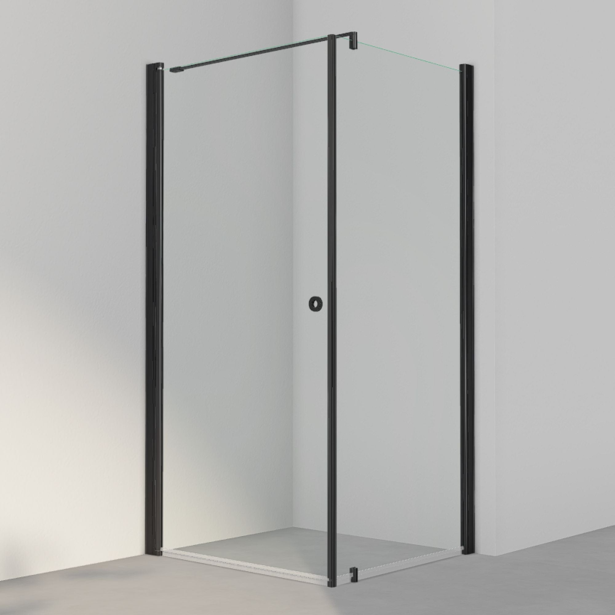 INR Dusjhjørne LINC 13 Original Svart matt / 100x90cm / Klart glass INR Iconic Nordic Rooms Dusjhjørne INR-51302119