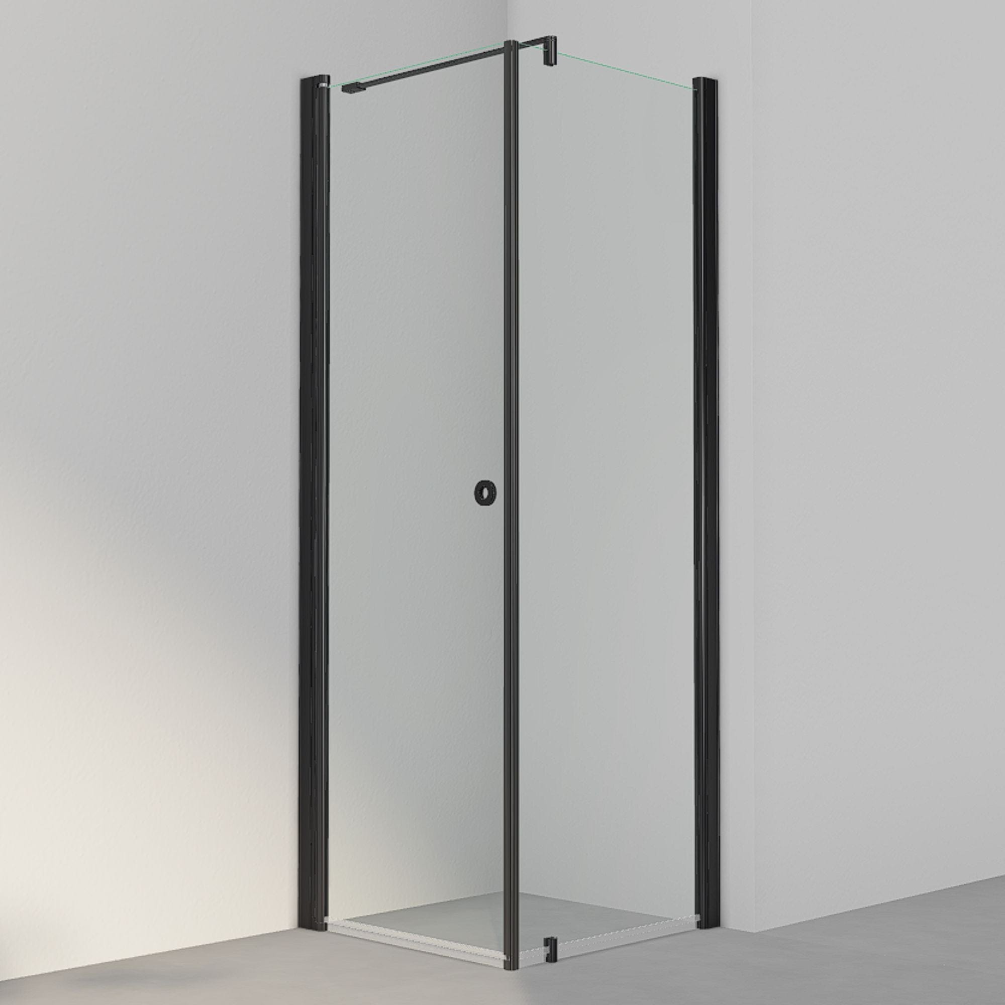 INR Dusjhjørne LINC 13 Original Svart matt / 70x70cm / Klart glass INR Iconic Nordic Rooms Dusjhjørne INR-51302177