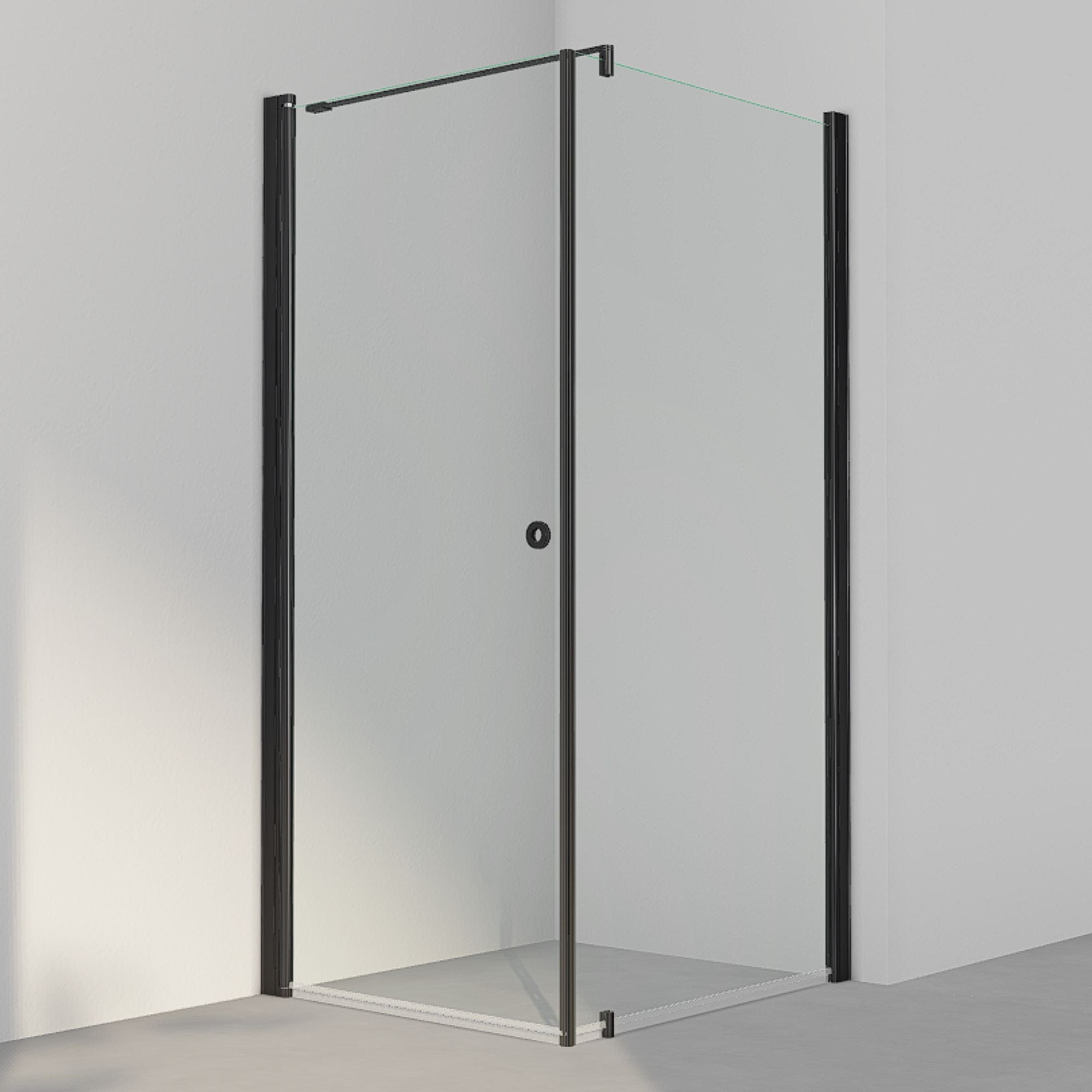 INR Dusjhjørne LINC 13 Original Svart matt / 90x100cm / Klart glass INR Iconic Nordic Rooms Dusjhjørne INR-51302191